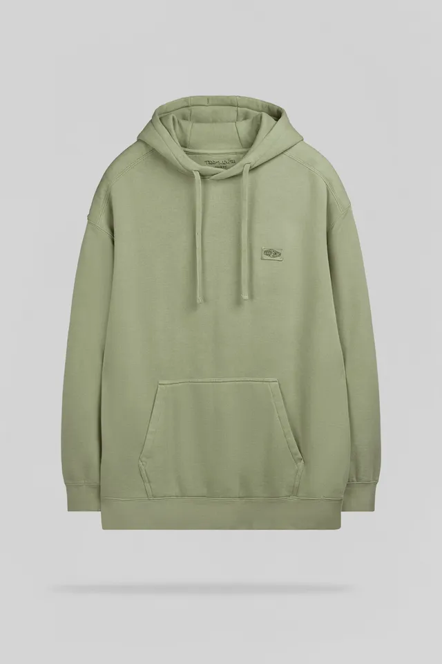 Teddy Smith S-Nateo Hoody sweat capuche kaki homme