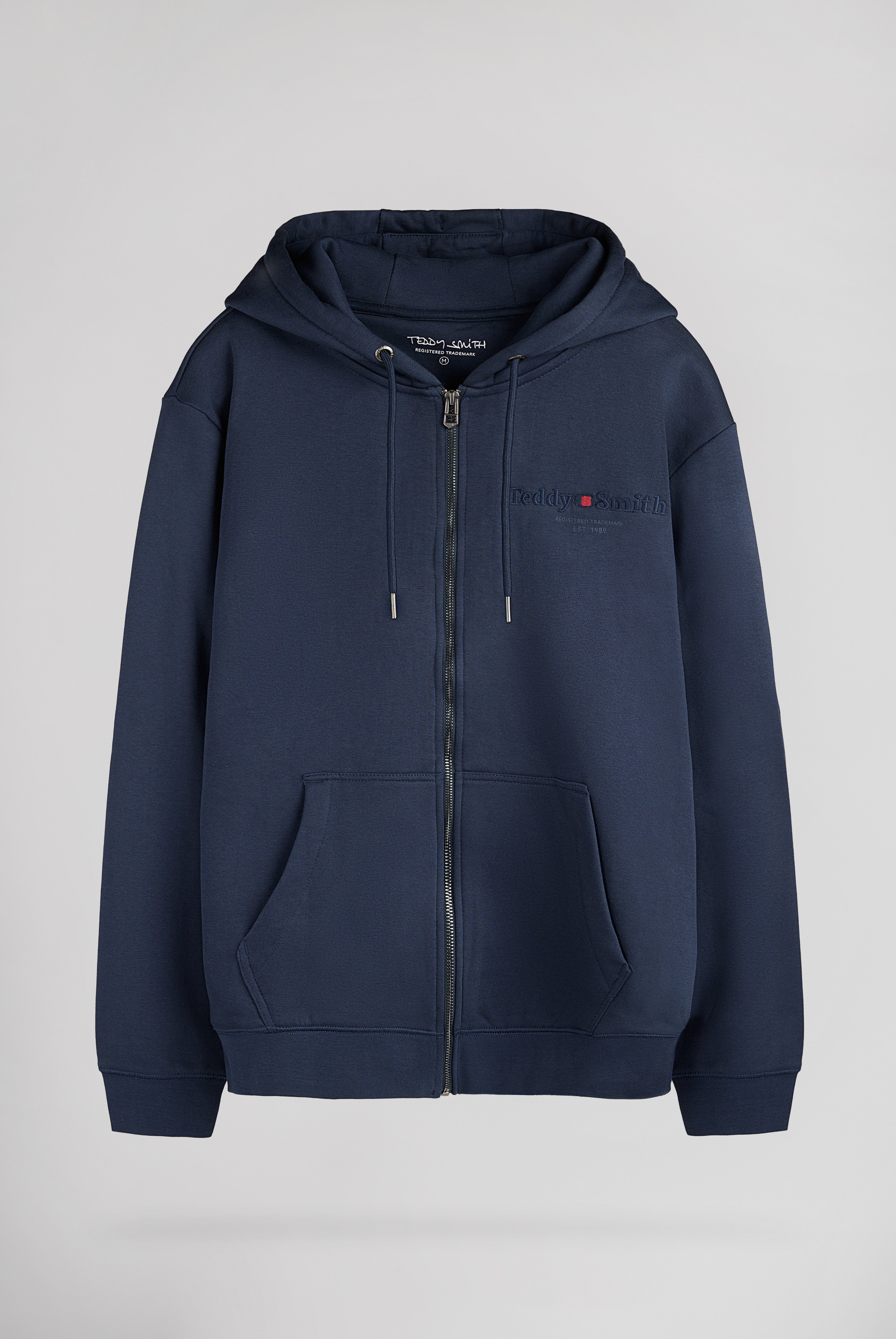 Teddy Smith Giclass Jim HZ gilet sweat capuche navy molleton