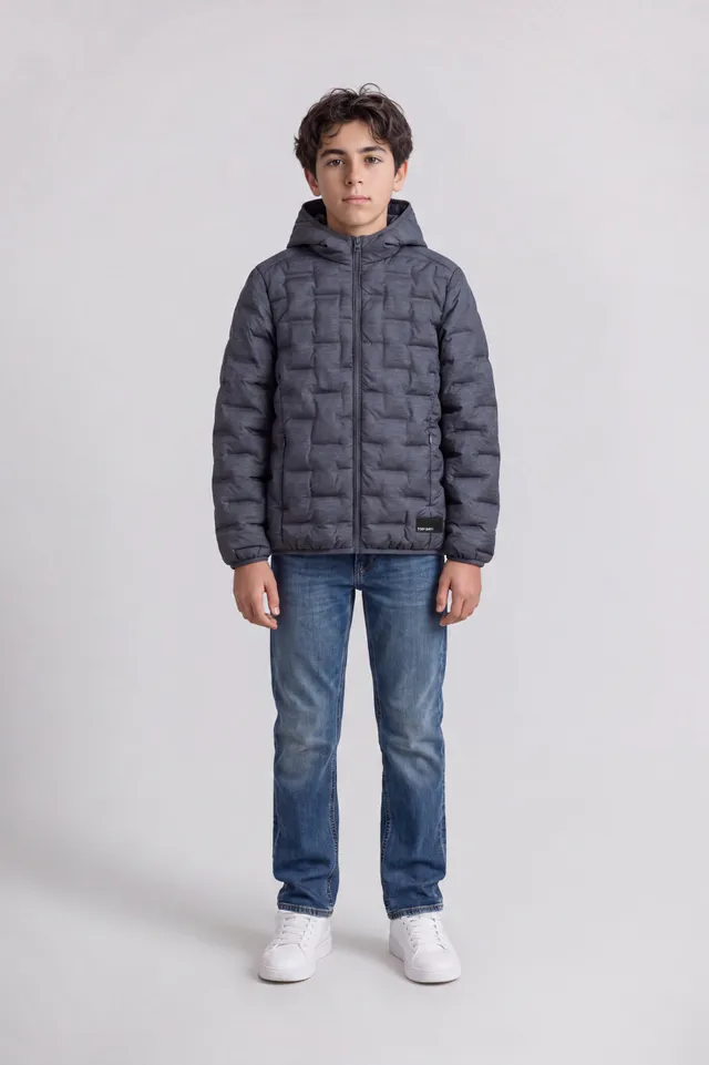 Teddy Smith Blighter Jr doudoune garçon black 2 capuche