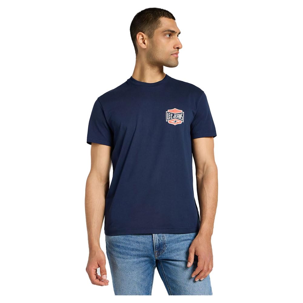 Lee SS Relaxed Tee t-shirt homme XL indigo décontracté