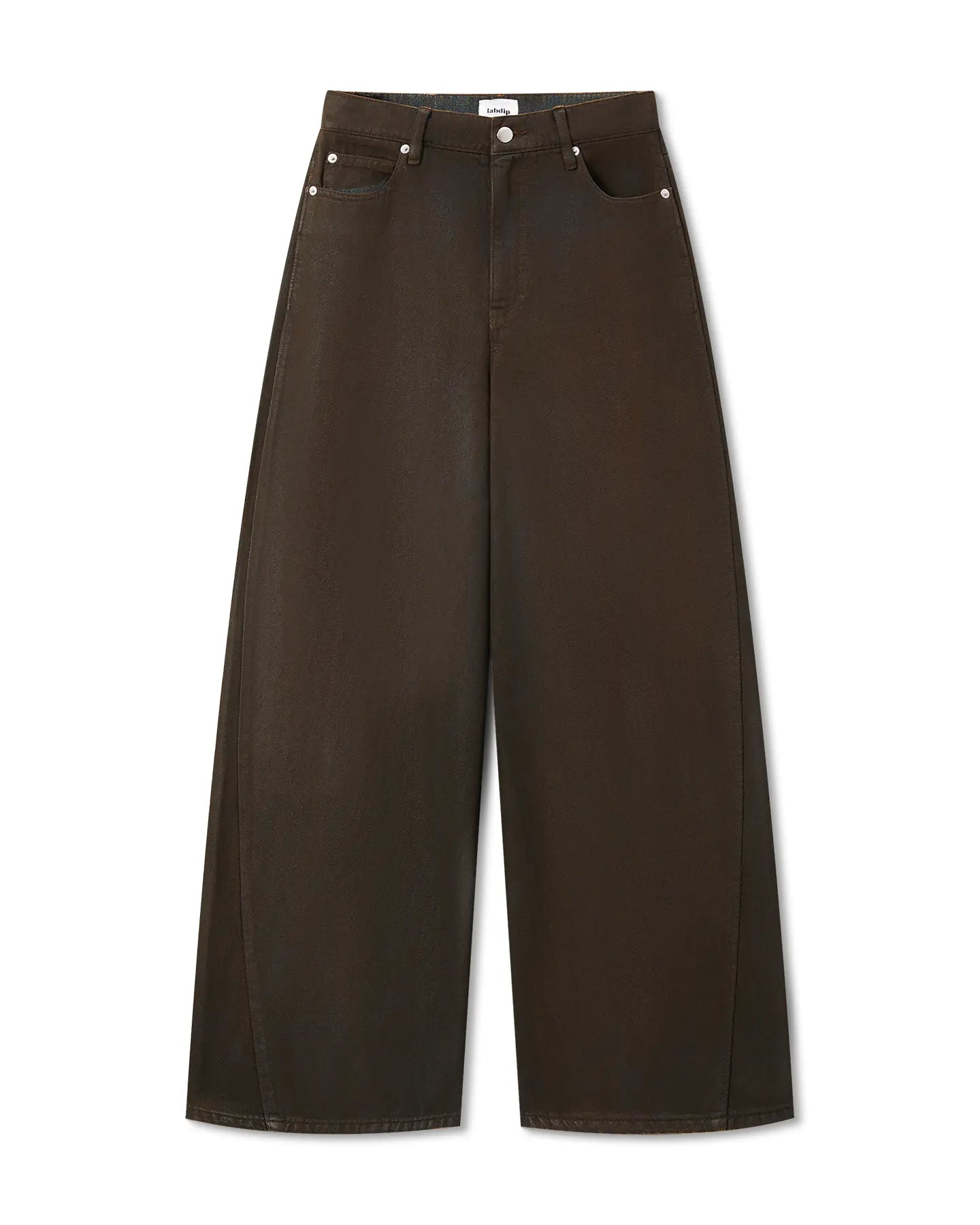 Labdip Orson Denim Glossy Moka jean barrel brillant