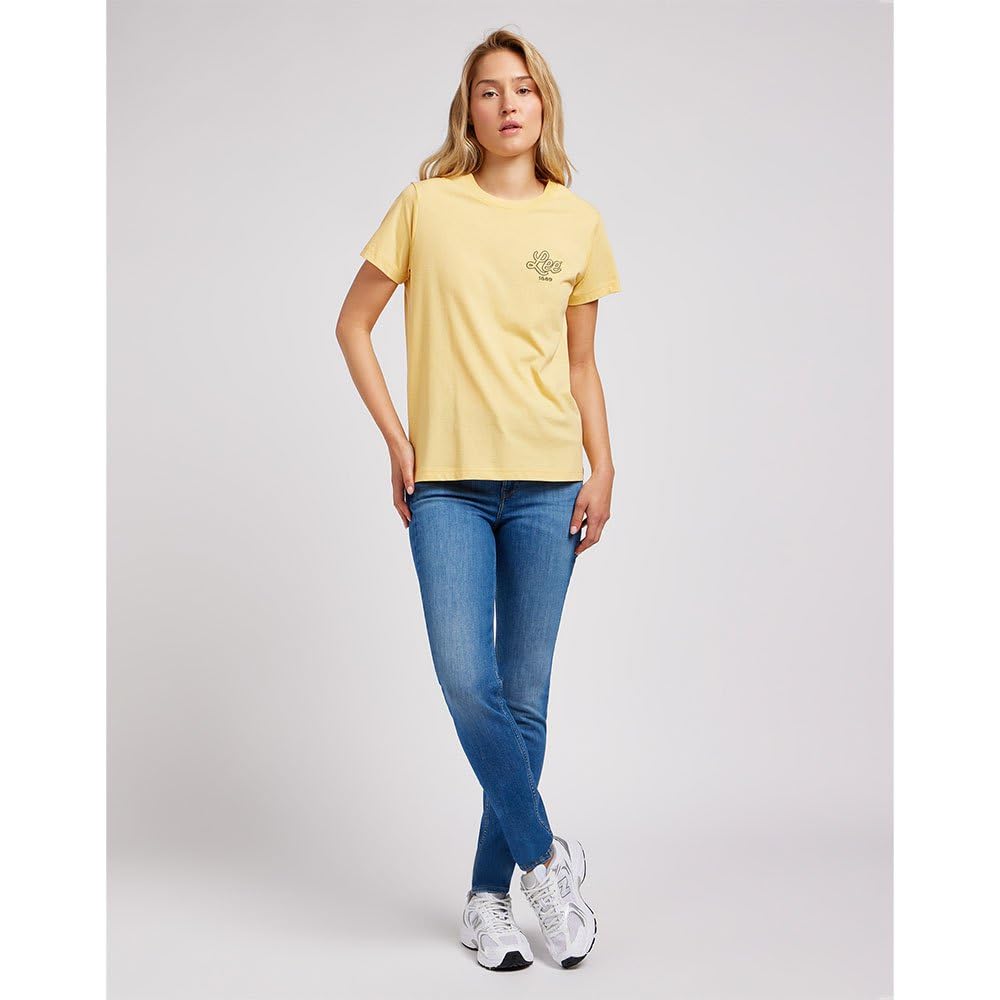 Lee Small Logo Tee t-shirt femme L col rond