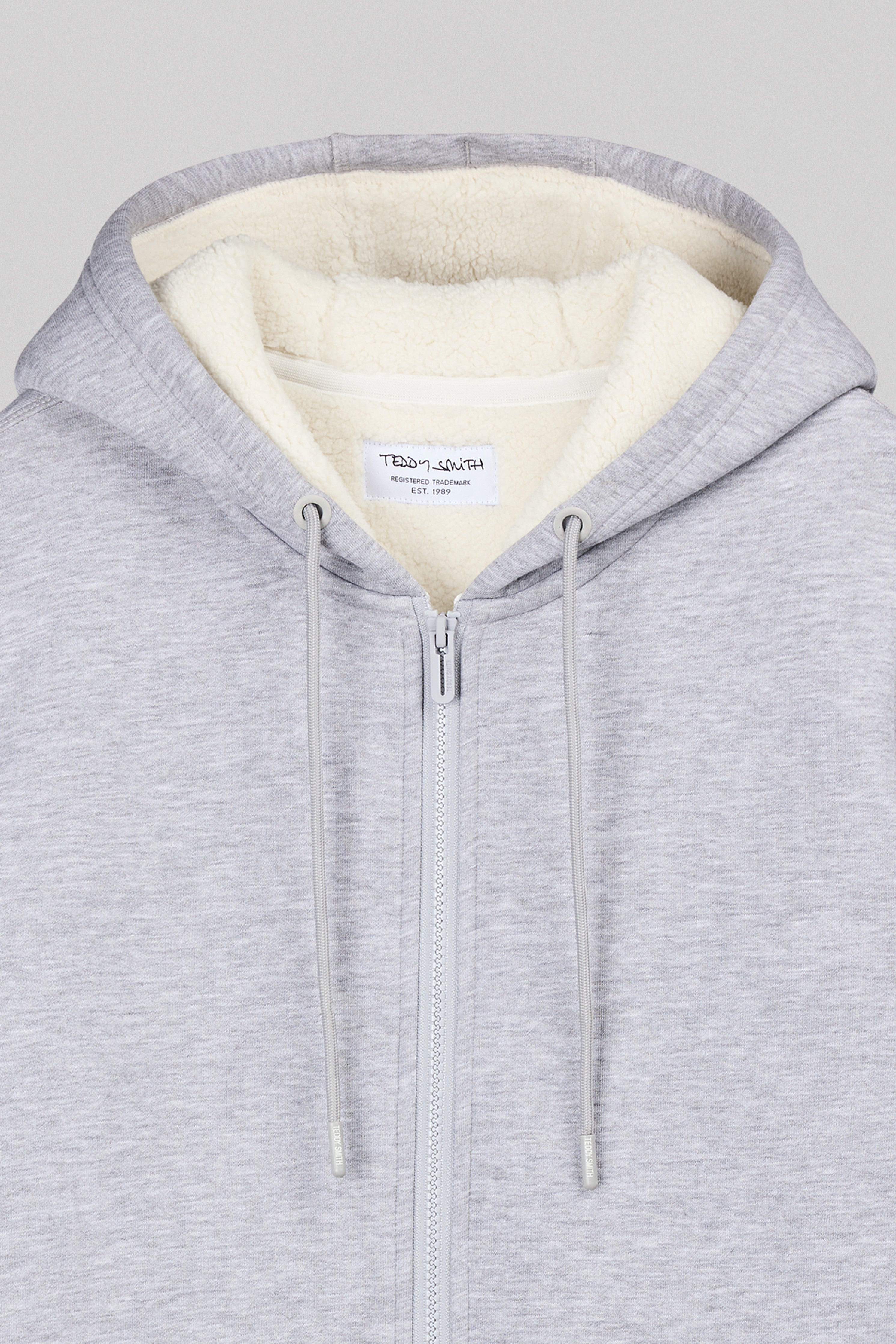 Teddy Smith G-Ony Hoody Zip gilet homme gris chiné