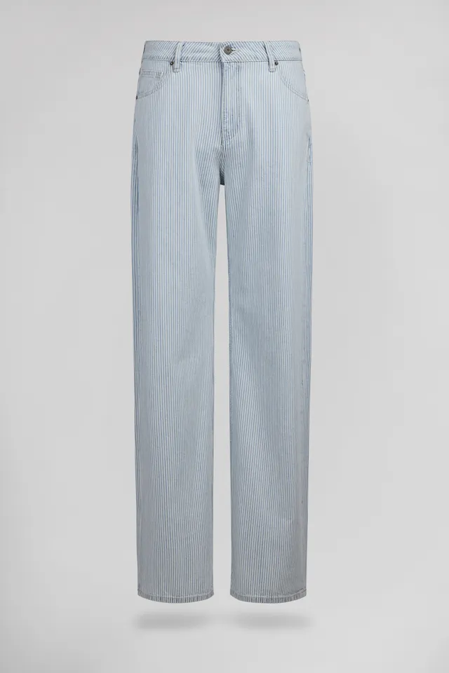 Teddy Smith Tomboy Stripes jean droit taille basse bleach
