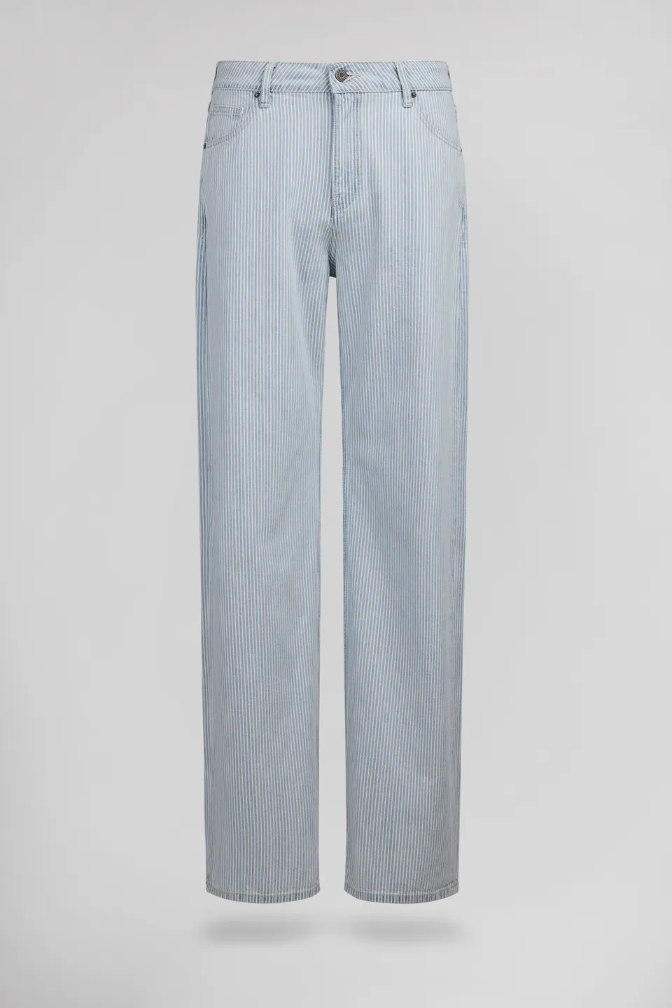 Teddy Smith Tomboy Stripes jean droit taille basse bleach
