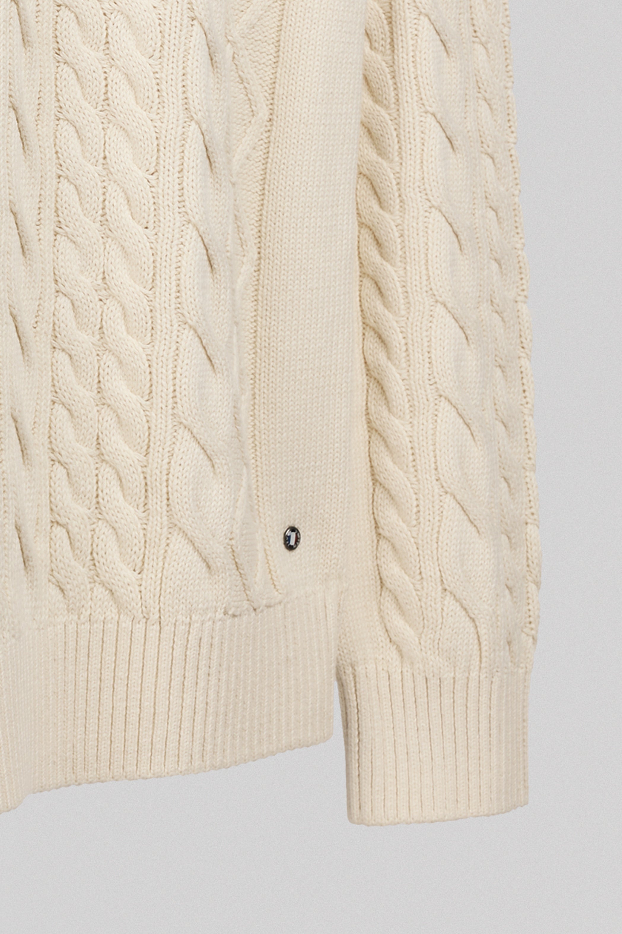 Teddy Smith P-Aron Pull homme crème torsadé
