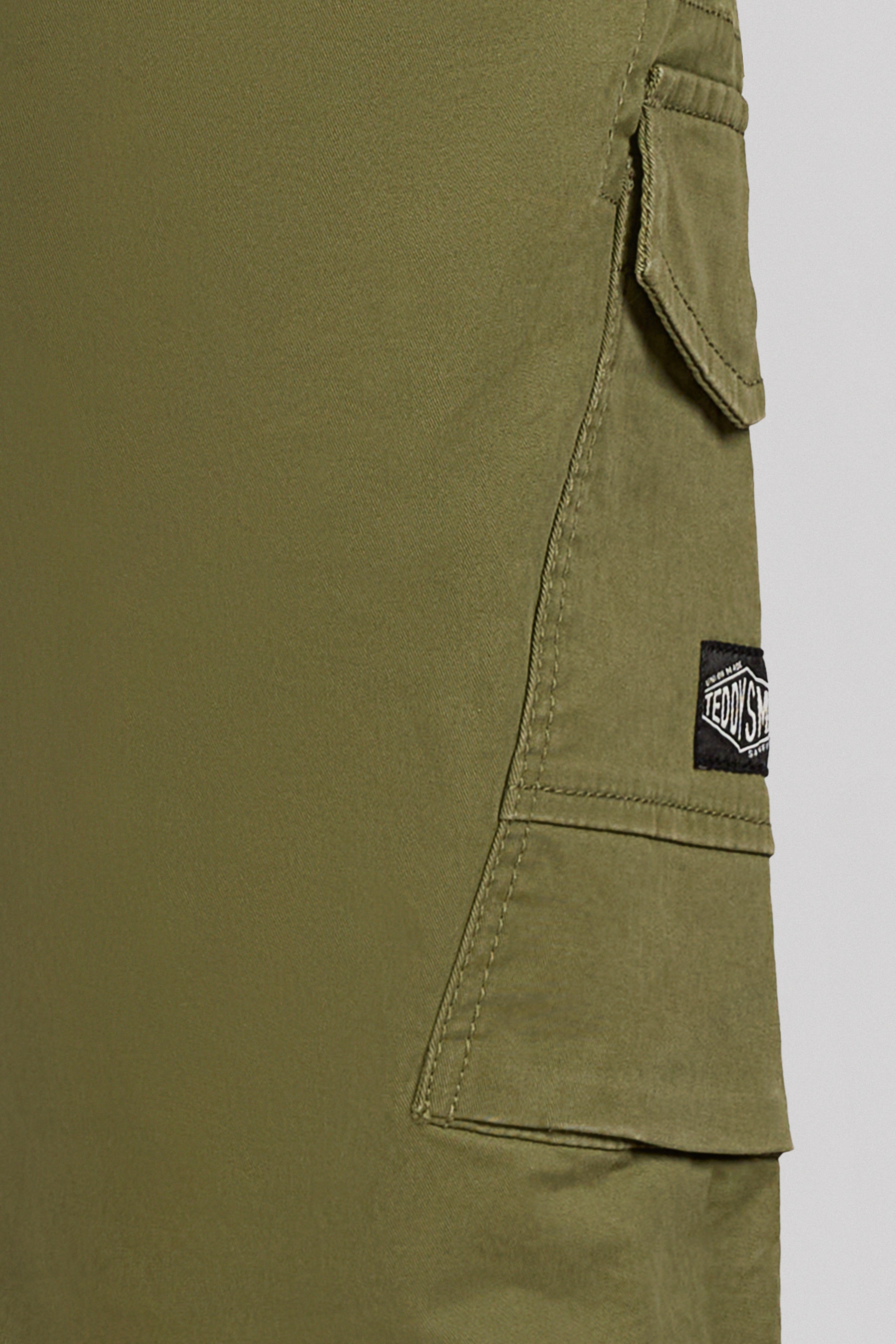 Teddy Smith P-Murray Cargo Jr pantalon cargo olive enfant