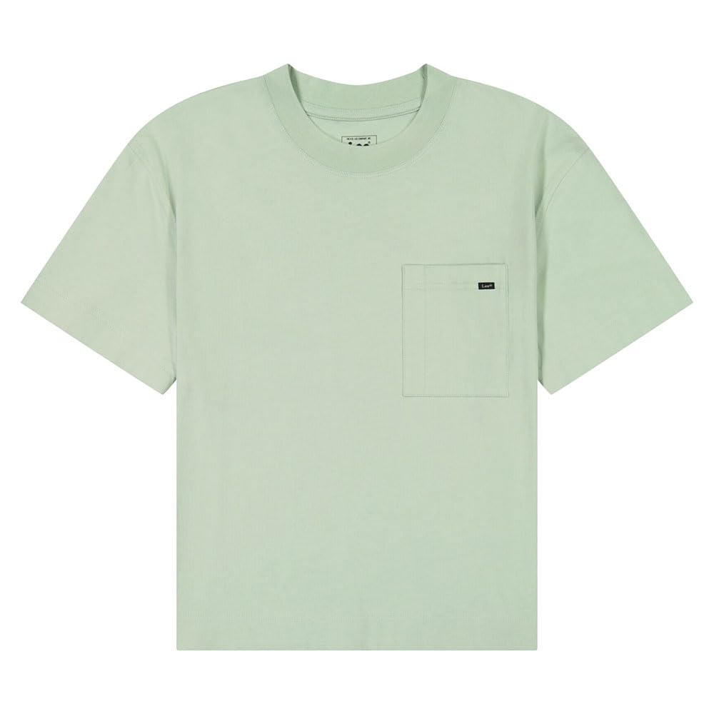 Lee Pocket Tee T-shirt Femme Mauve Douce Coupe Décontractée