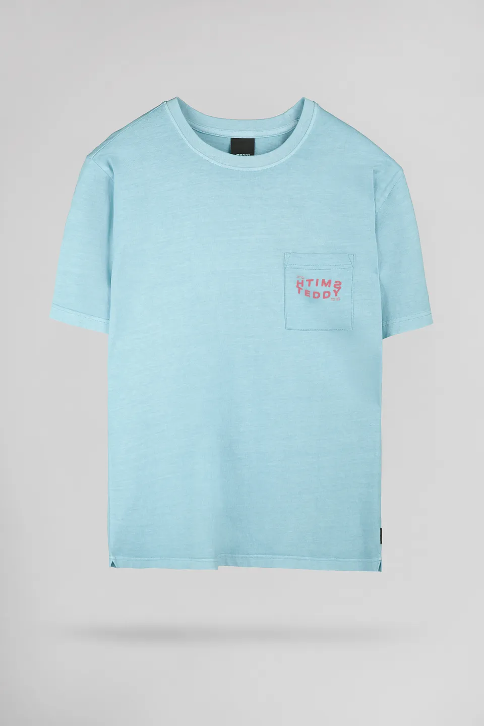 Teddy Smith T-Squad MC t-shirt large Bleu Lagon délavé