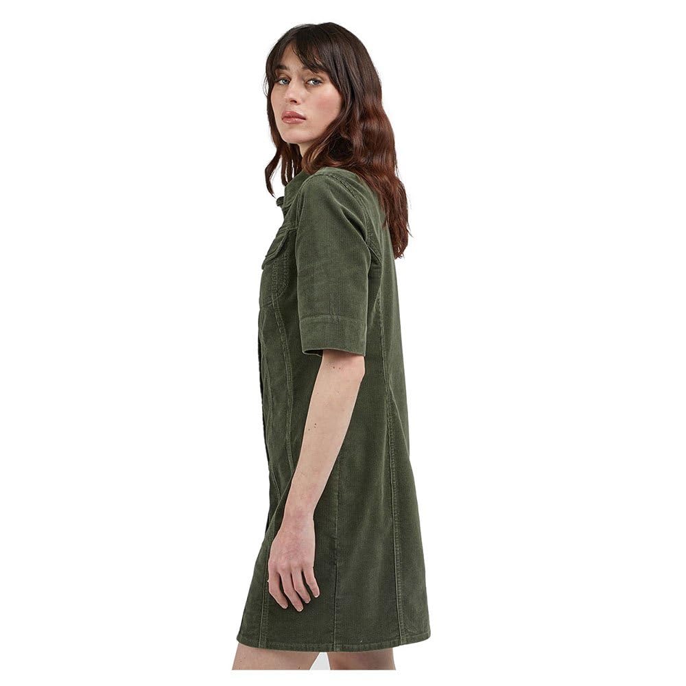 Lee Rider Shirt Dress robe L Olive Grove coupe chemise