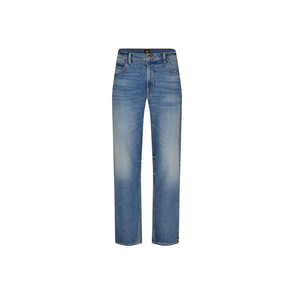 Lee Asher jean homme black star coupe ample