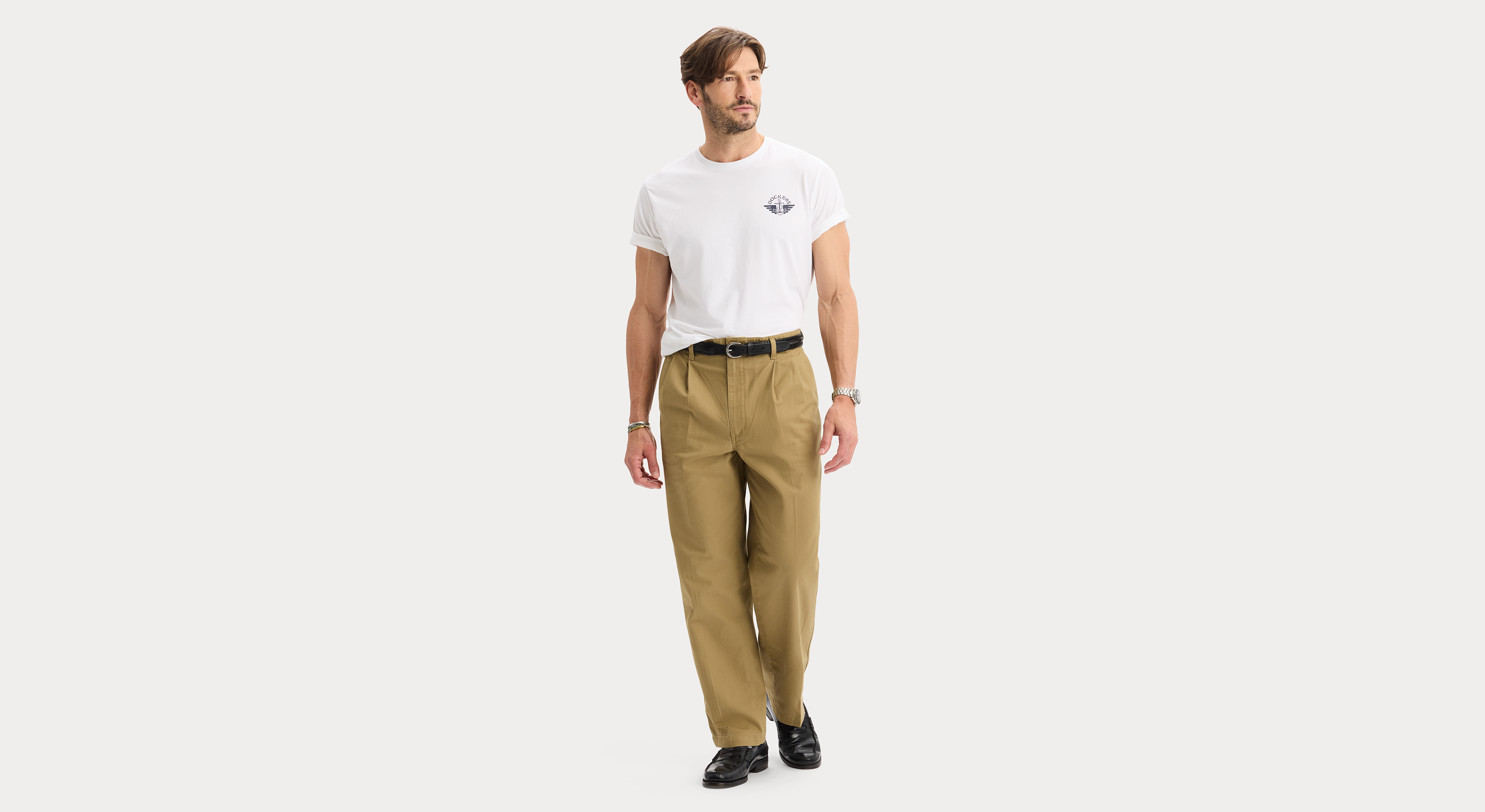 Dockers Graphic Tee t-shirt regular blanc