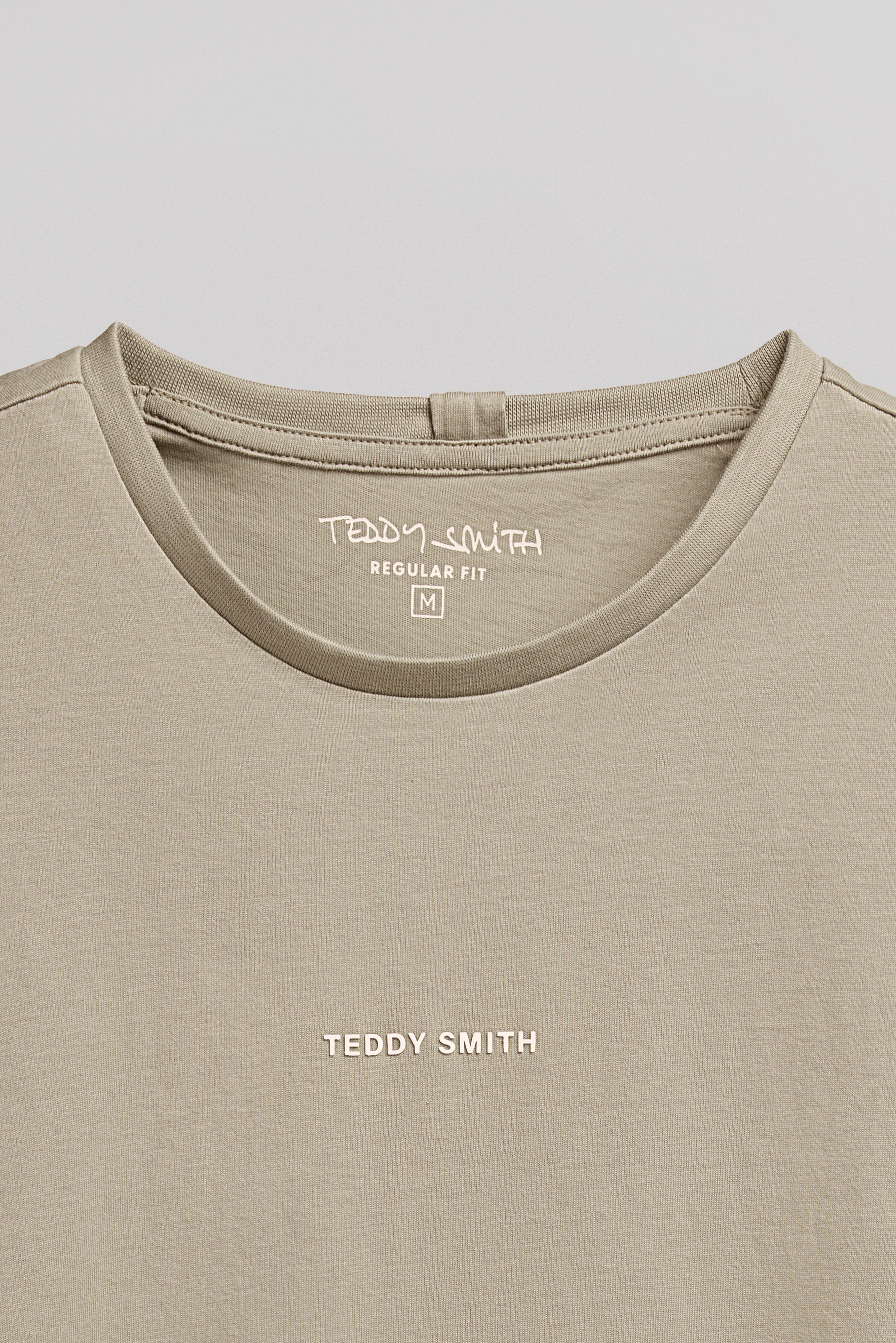 Teddy Smith T-Soy 2 T-shirt homme kaki uni coton