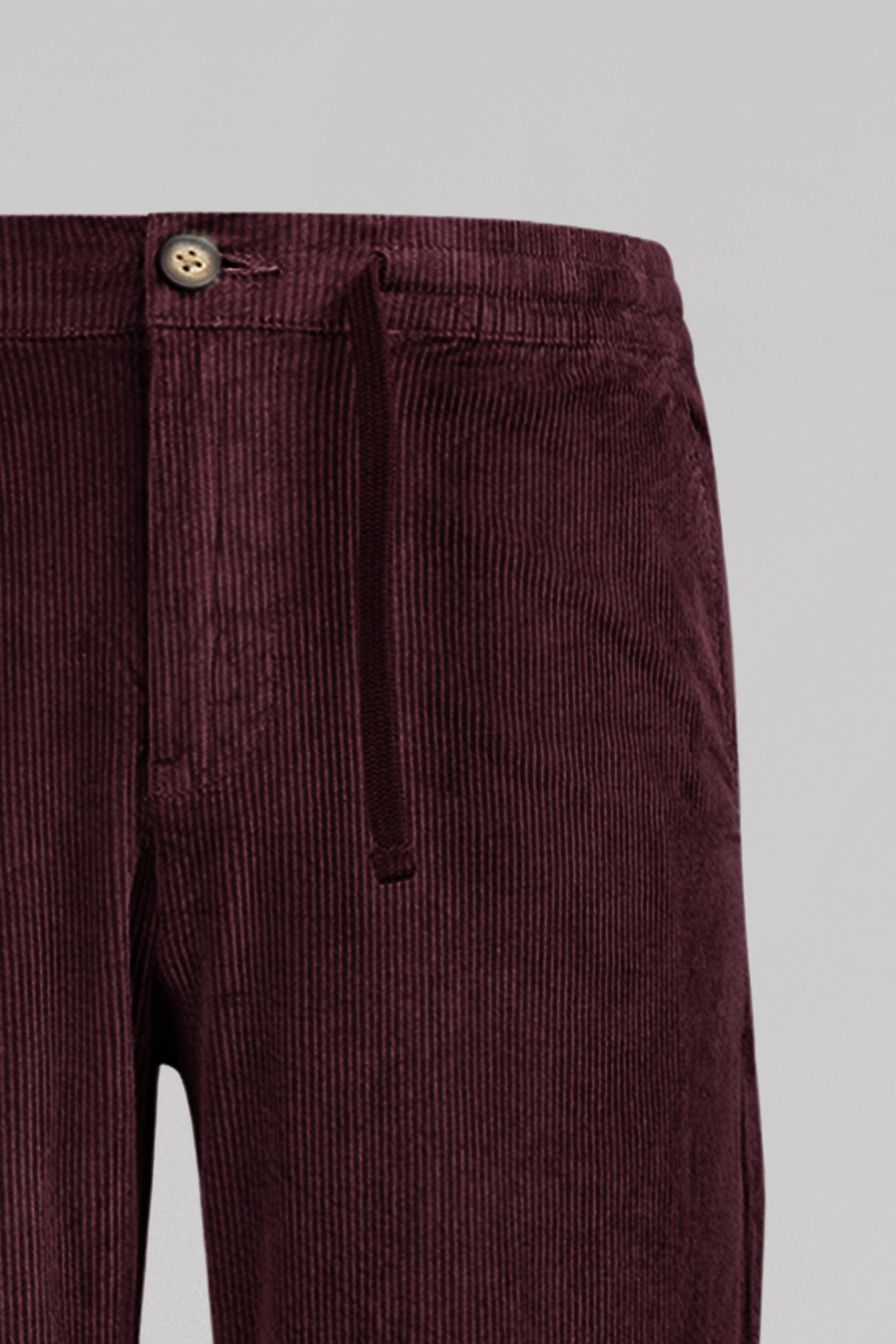 Teddy Smith Pywan 20 pantalon velours bordeaux foncé