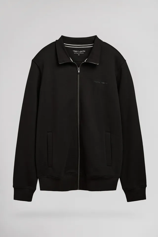 Teddy Smith G-Narkus Zip gilet sweat noir coton