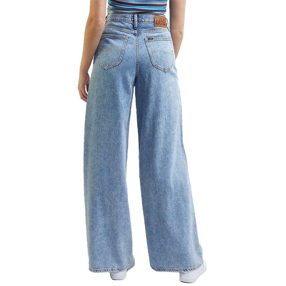 Lee Drew jean femme 25W/33L bleu givré taille haute