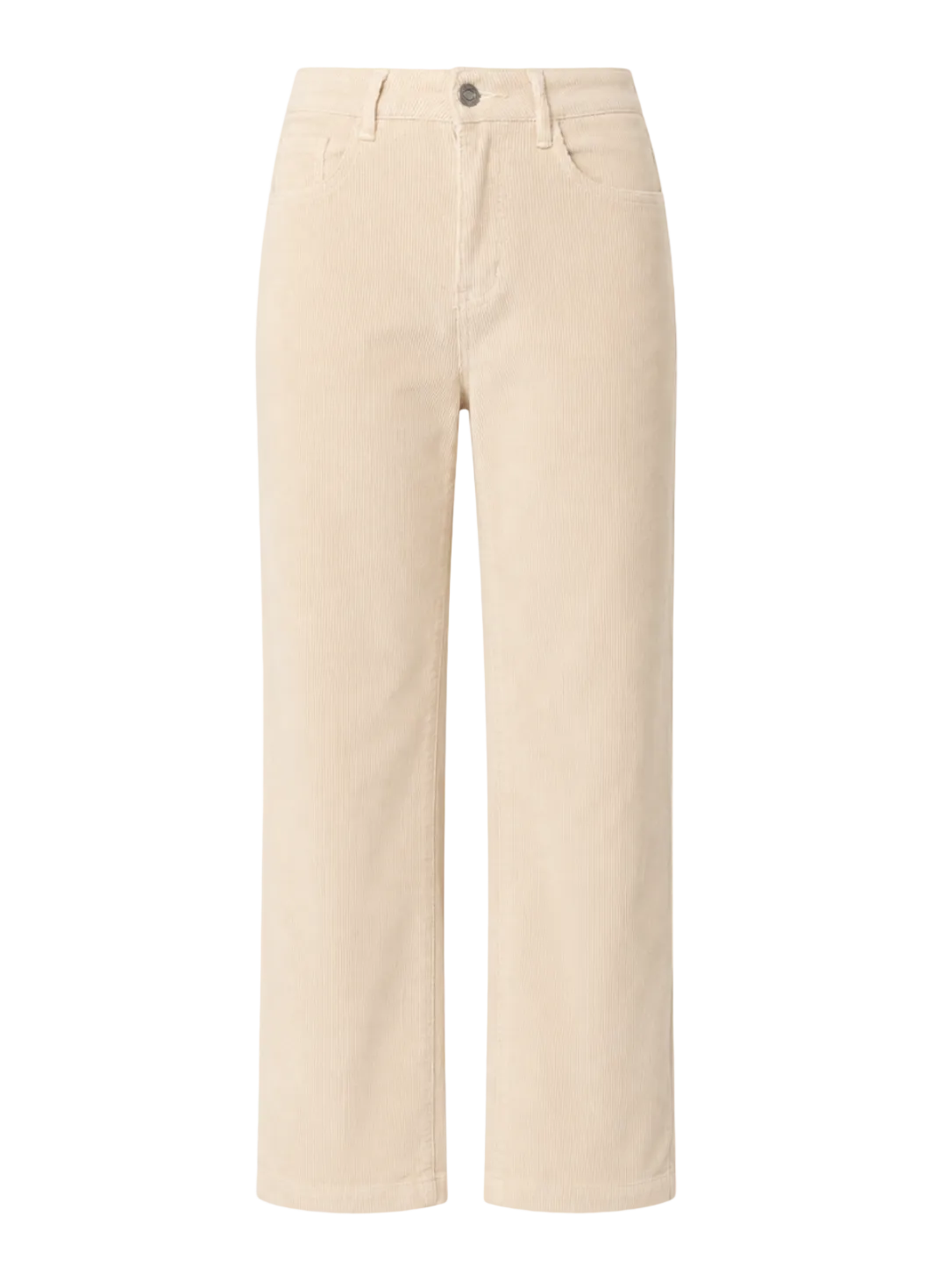 Maison Onado Giulia jean velours écru taille haute