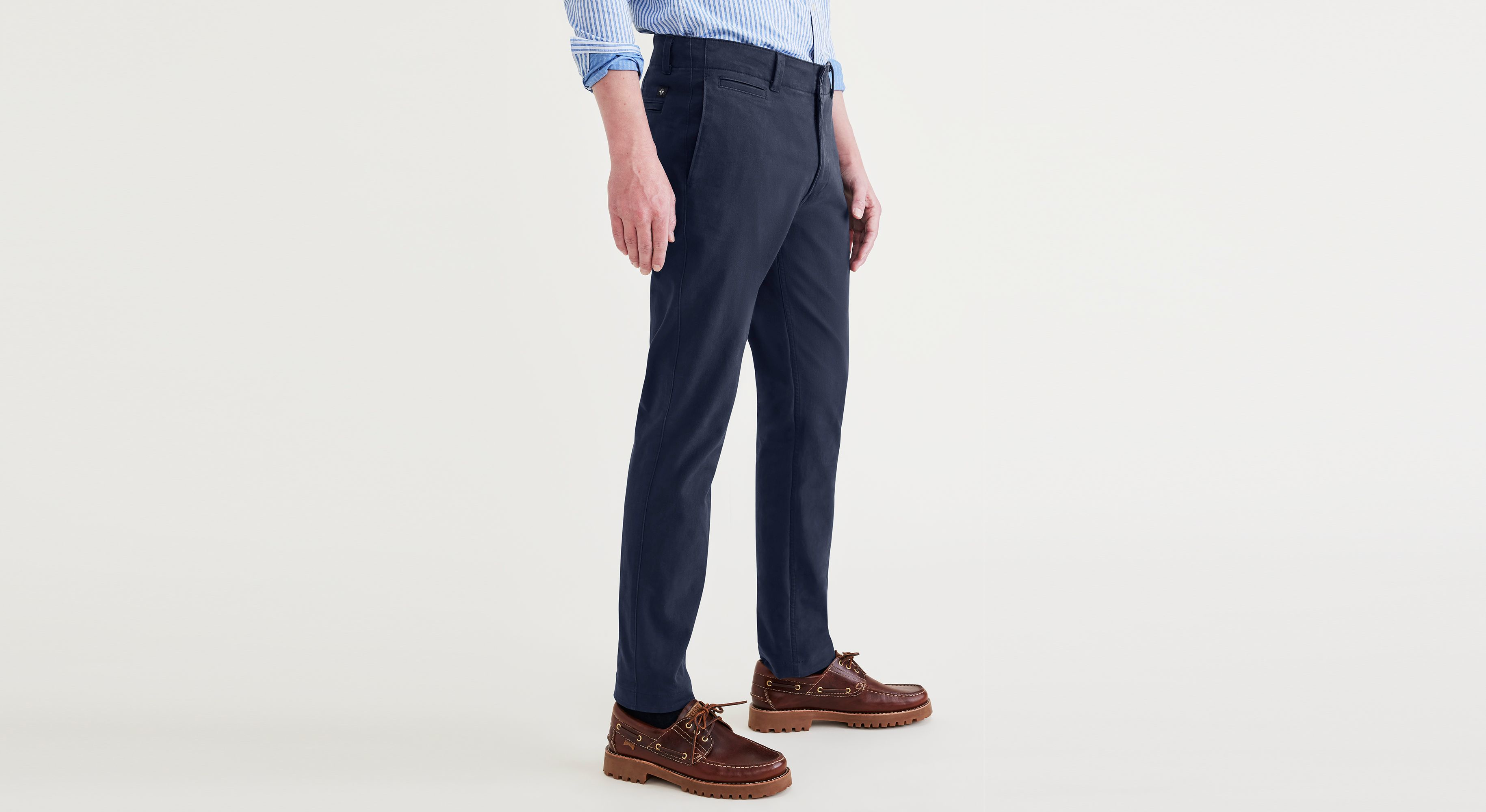 Dockers Alpha chino homme bleu slim stretch Navy Blazer