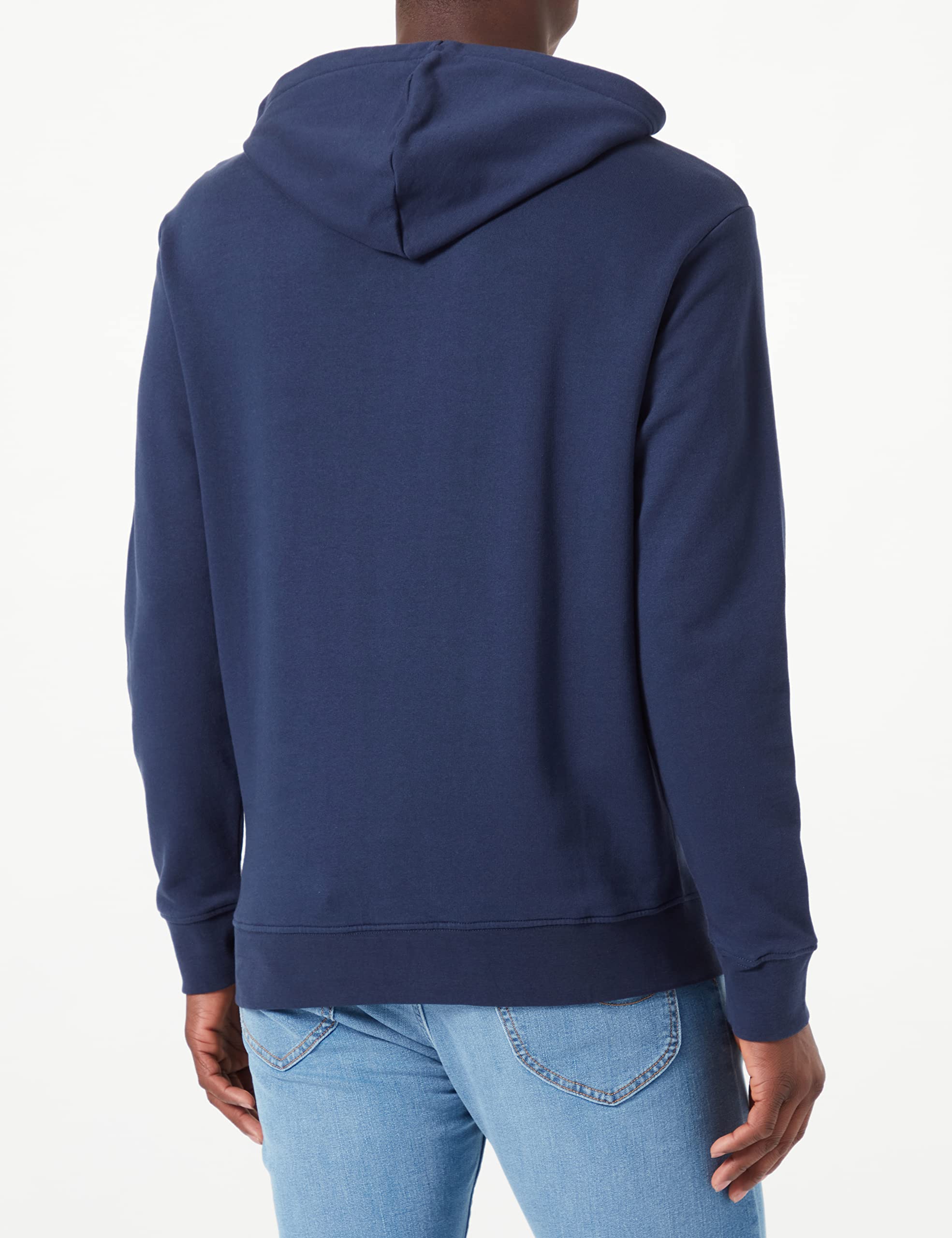 Lee Hoodie sweat capuche homme bleu marine S