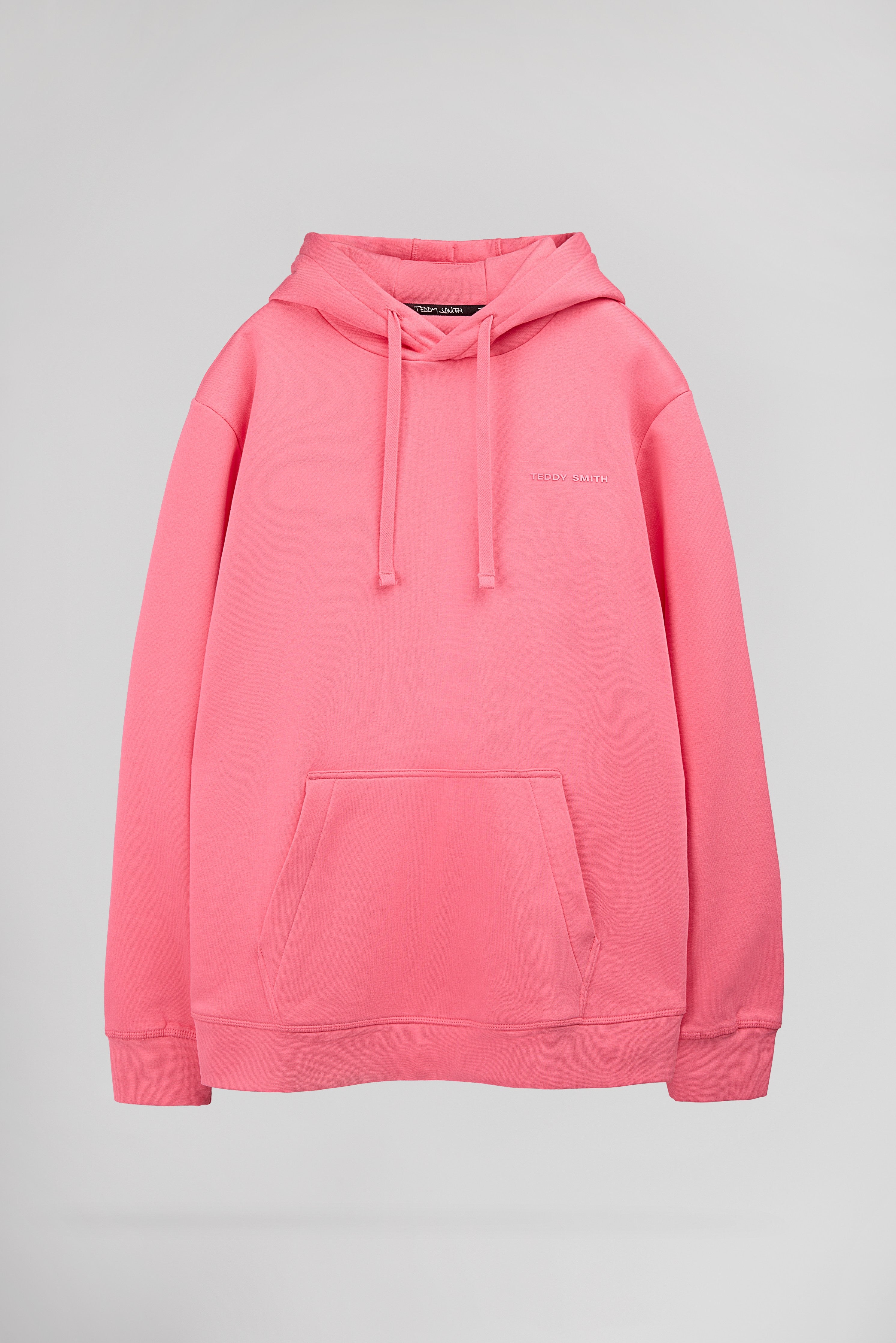 Teddy Smith S-Nark Hoody Rose Vif sweat capuche molleton