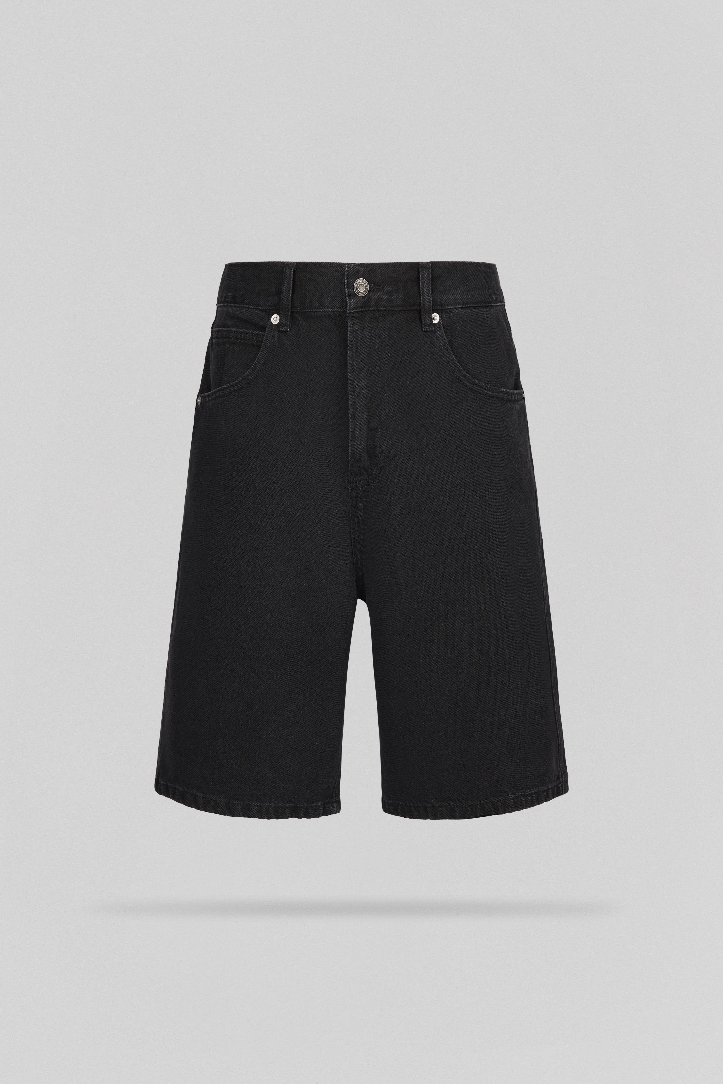 Teddy Smith S-Axel SH short jean noir usé ample