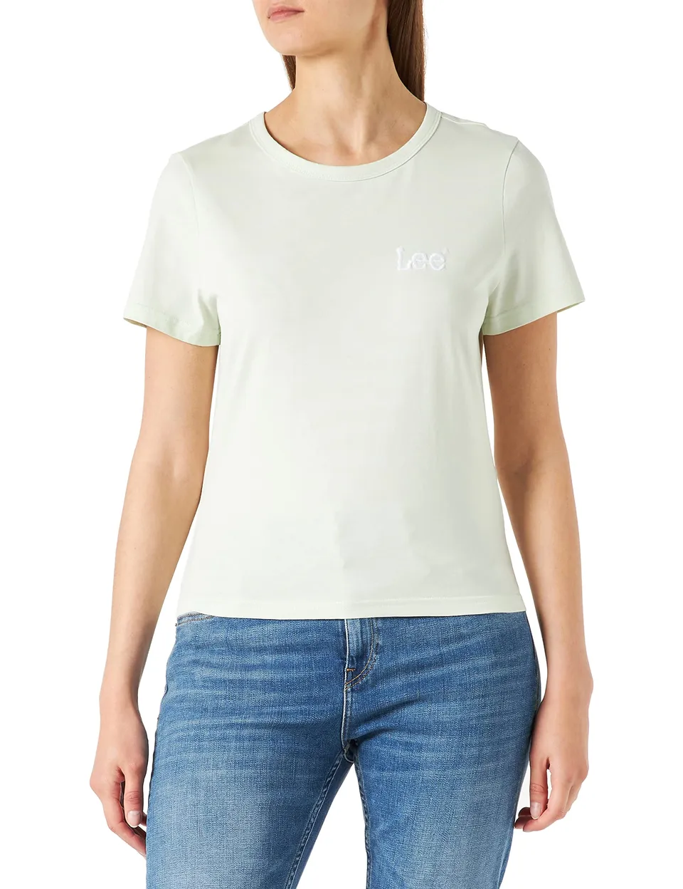 Lee Shrunken Tee t-shirt femme coupe courte coton