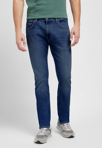 Lee Rider jean homme slim deep ocean bleu encre