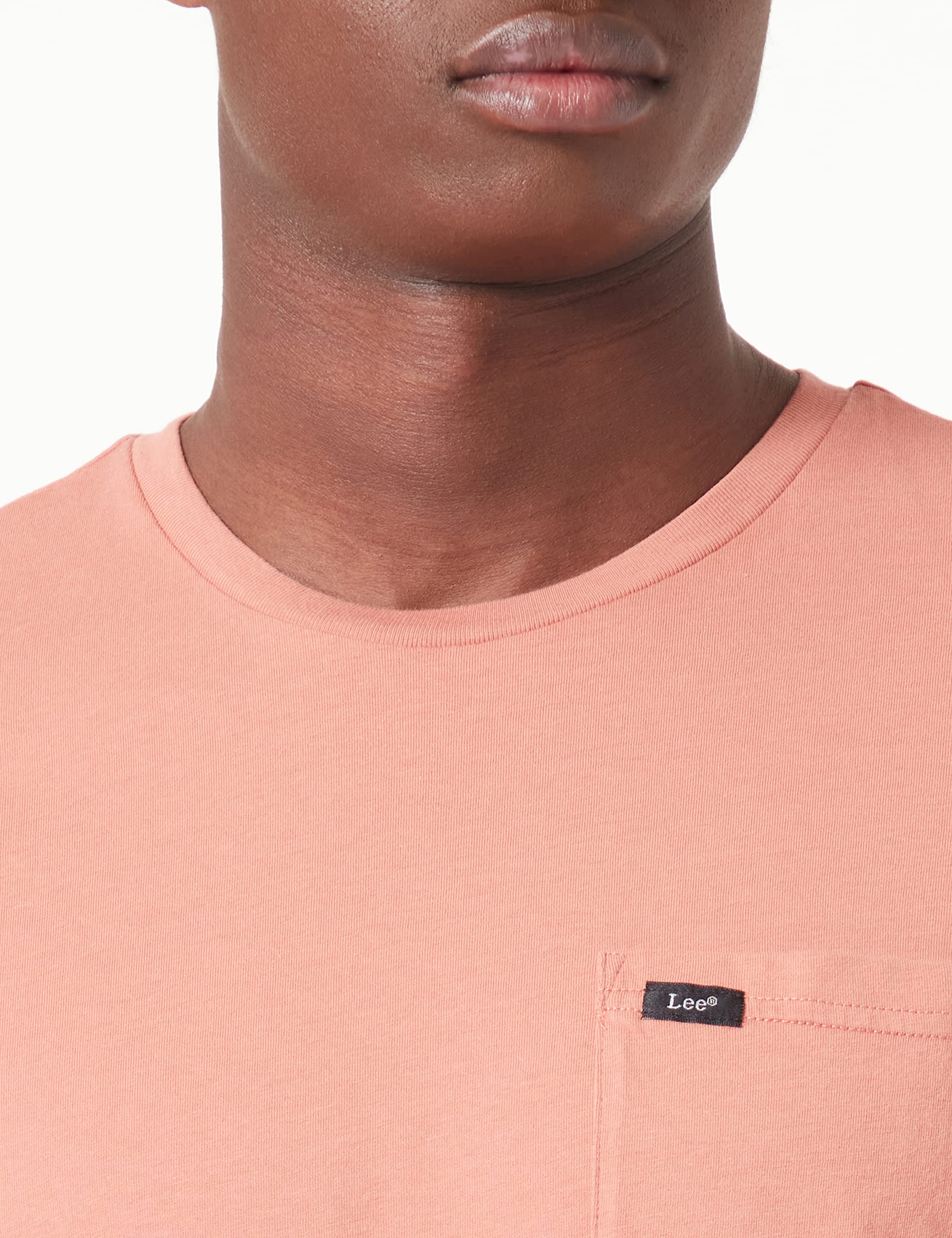 Lee Poche t-shirt homme S rouille coton