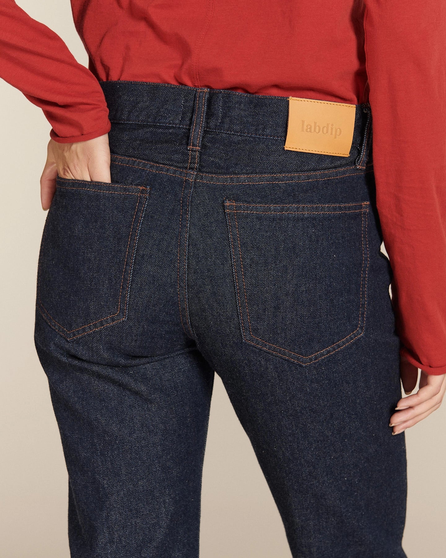Labdip Parker BR 70 jean droit bleu nuit coton recyclé