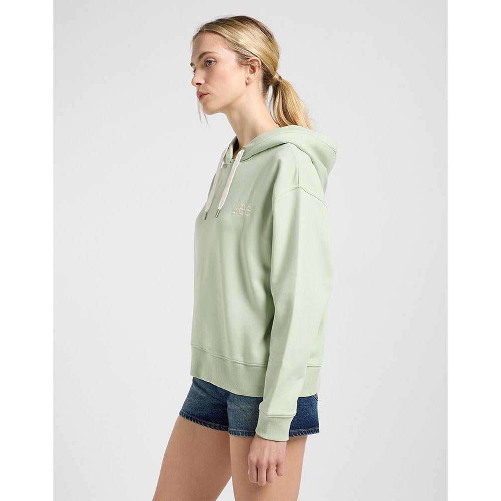 Lee Essential Hoodie sweat femme mauve doux capuche coton