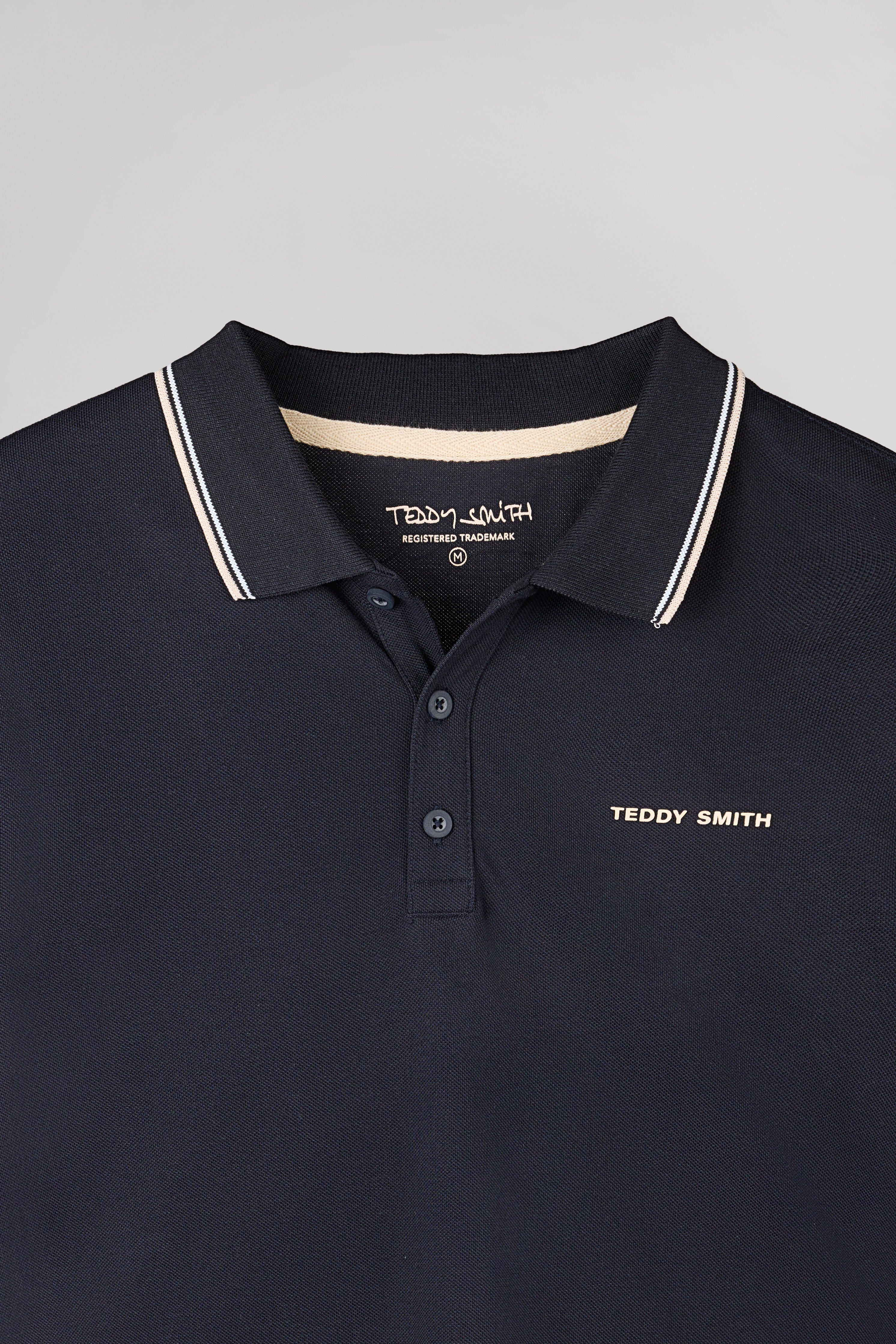 Teddy Smith Pasian 2 polo bleu marine coton homme
