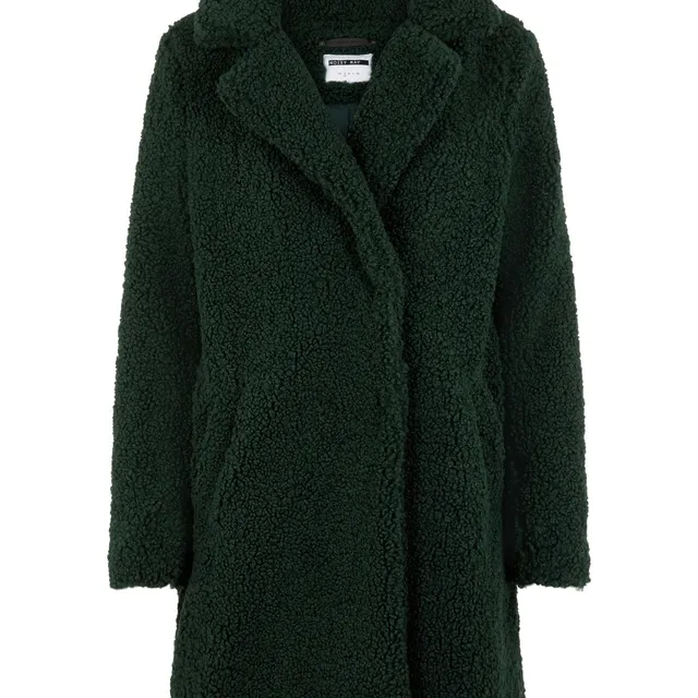 Noisy May veste teddy fausse fourrure boutonnée