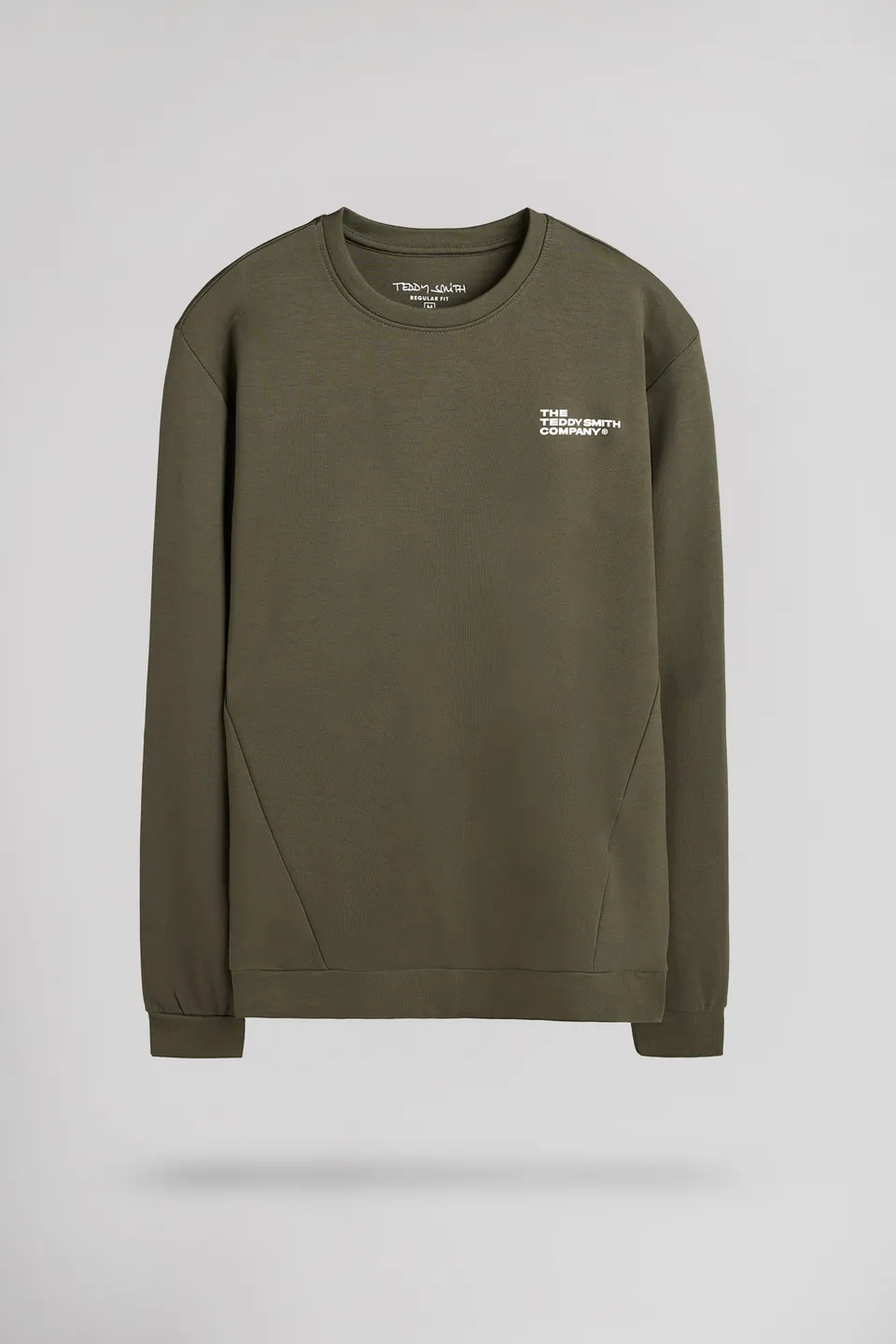 Teddy Smith S-Company RC Deep Kaki sweat col rond