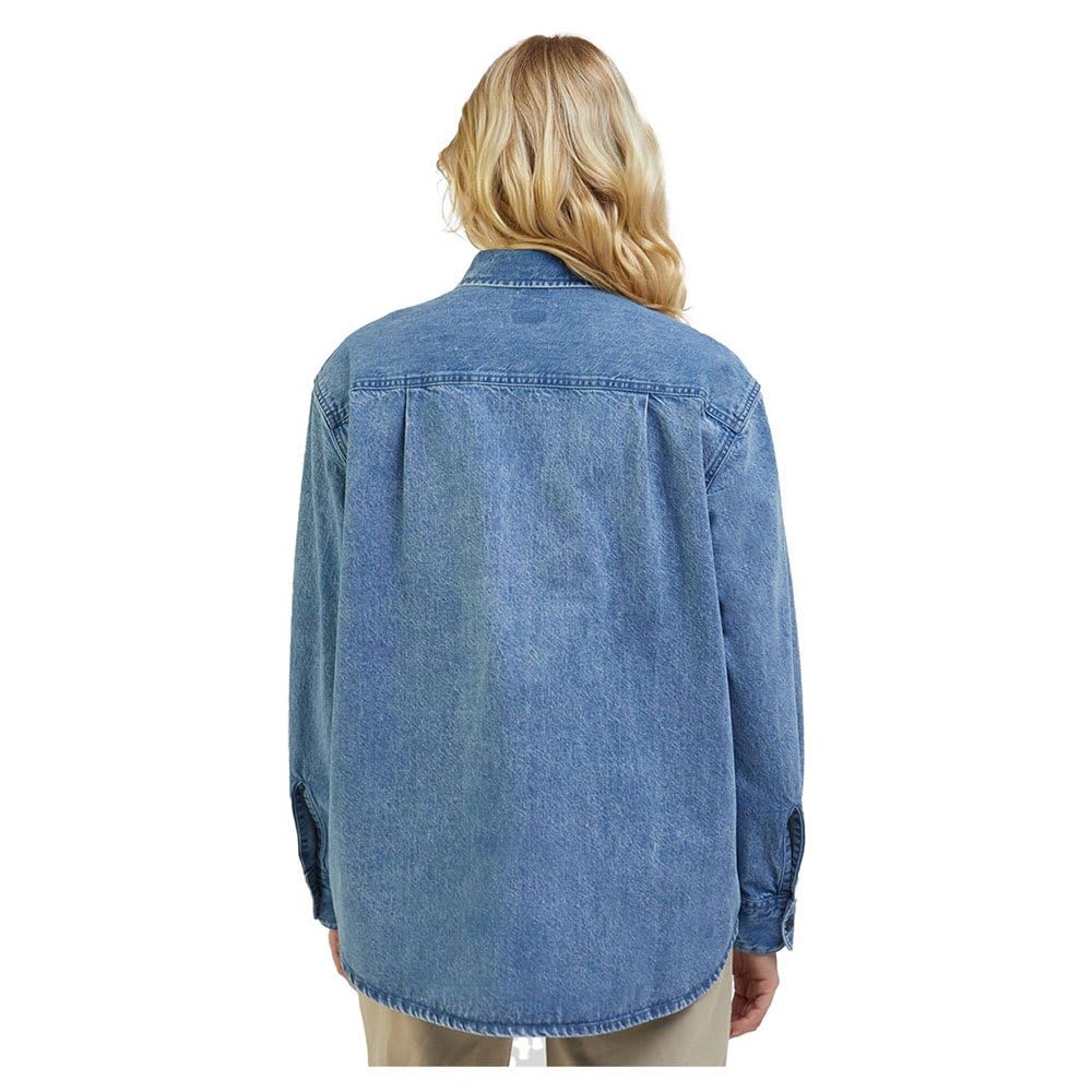 Lee Popover Blues t-shirt femme zippé M