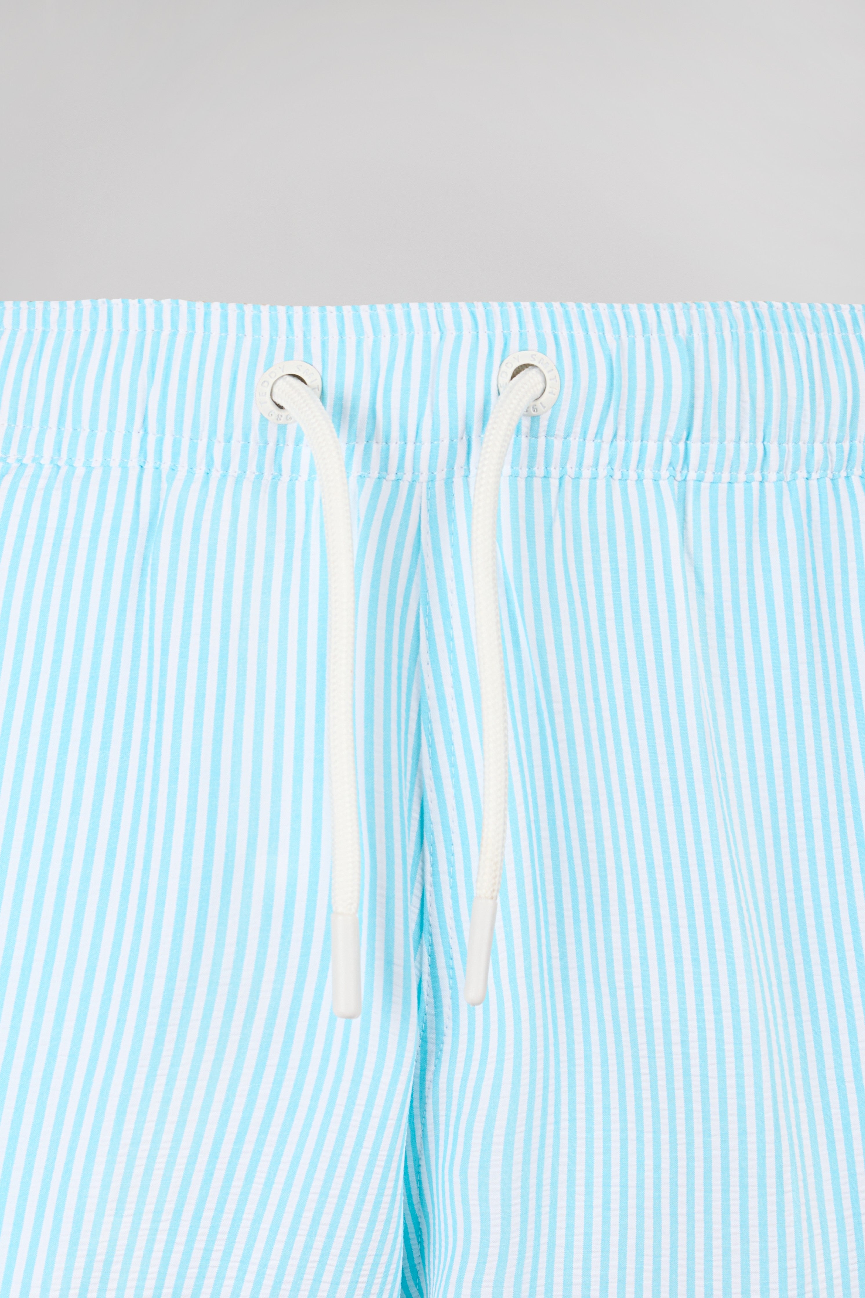 Teddy Smith S-Pablo short de bain bleu lagon rayé homme