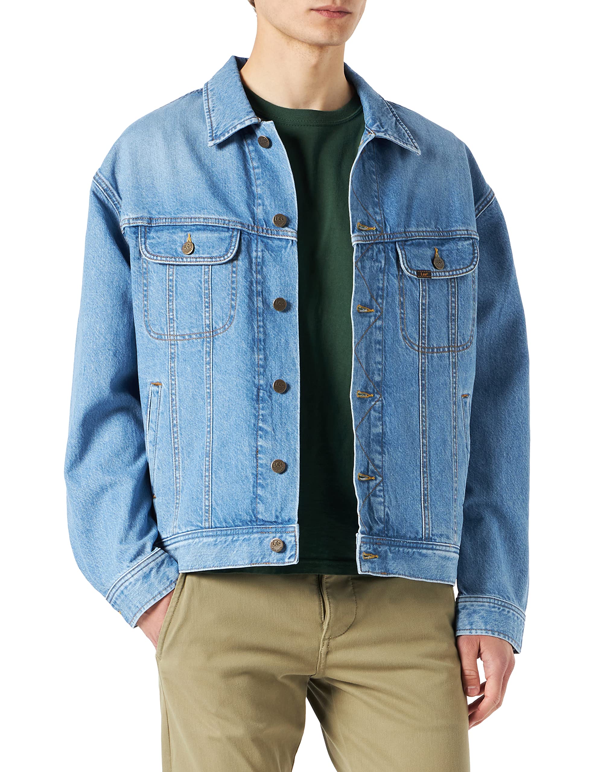 Lee Relaxed Rider veste homme Sandstorm délavé