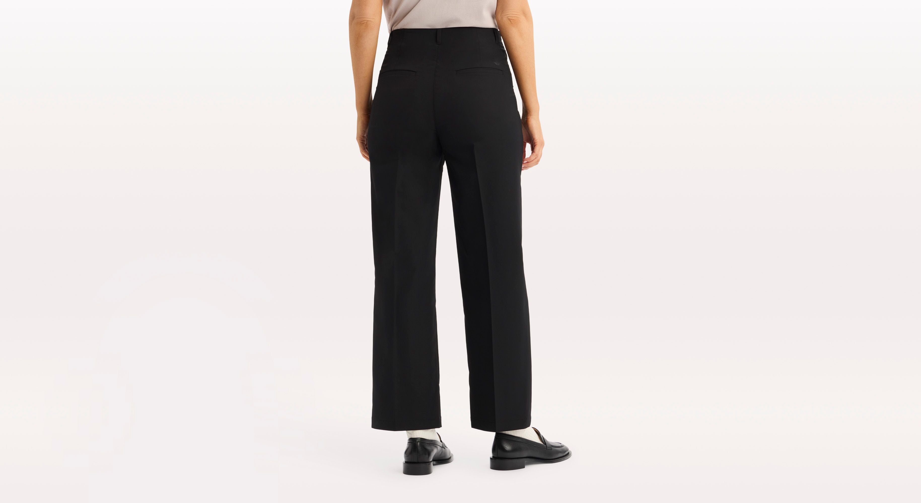 Dockers Go AceFlex pantalon droit noir femme taille haute