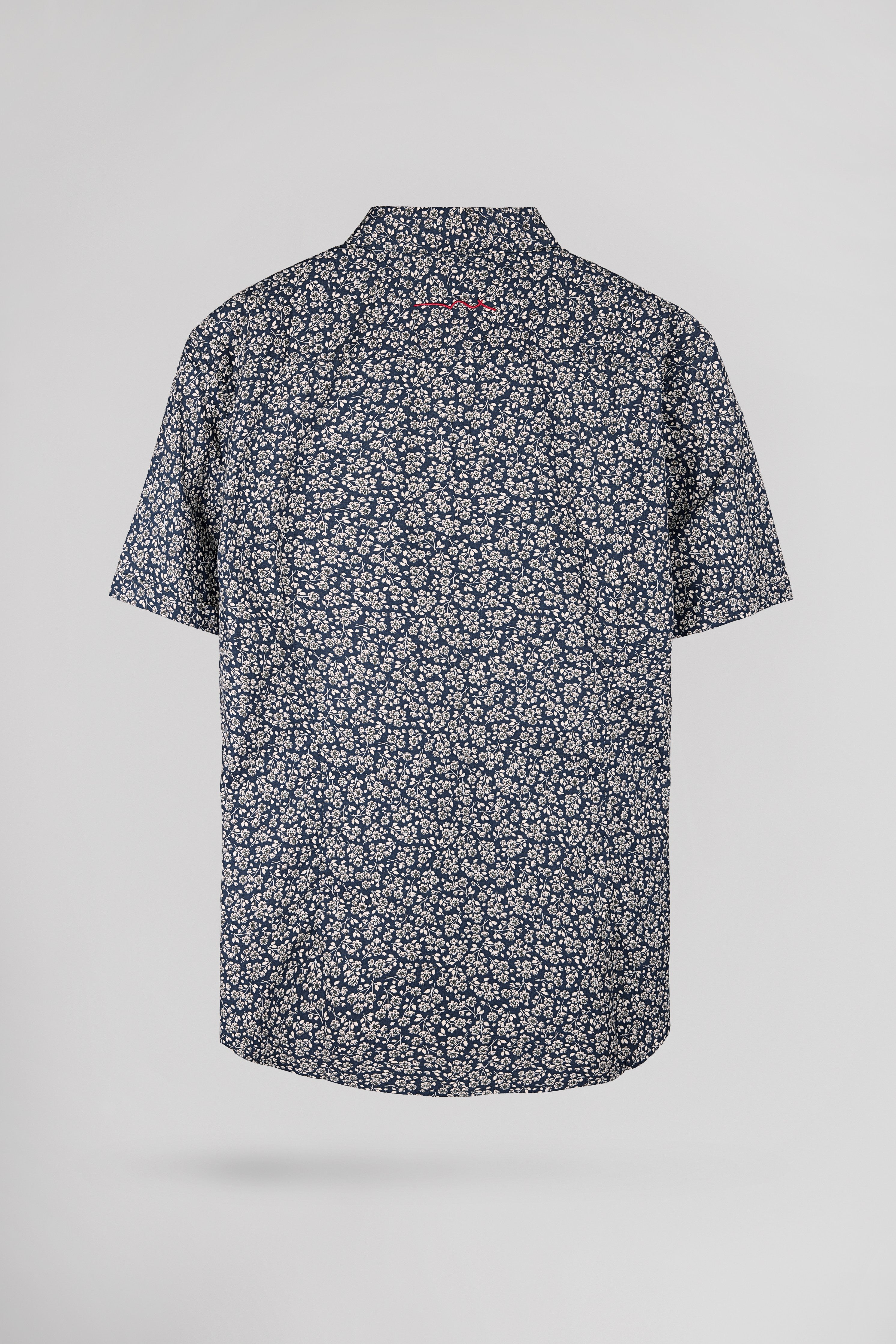 Teddy Smith Cut 2 MC chemise homme bleu slim manches courtes