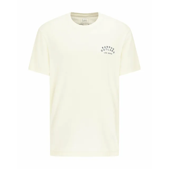 Lee Graphic Tee t-shirt homme écru XL imprimé