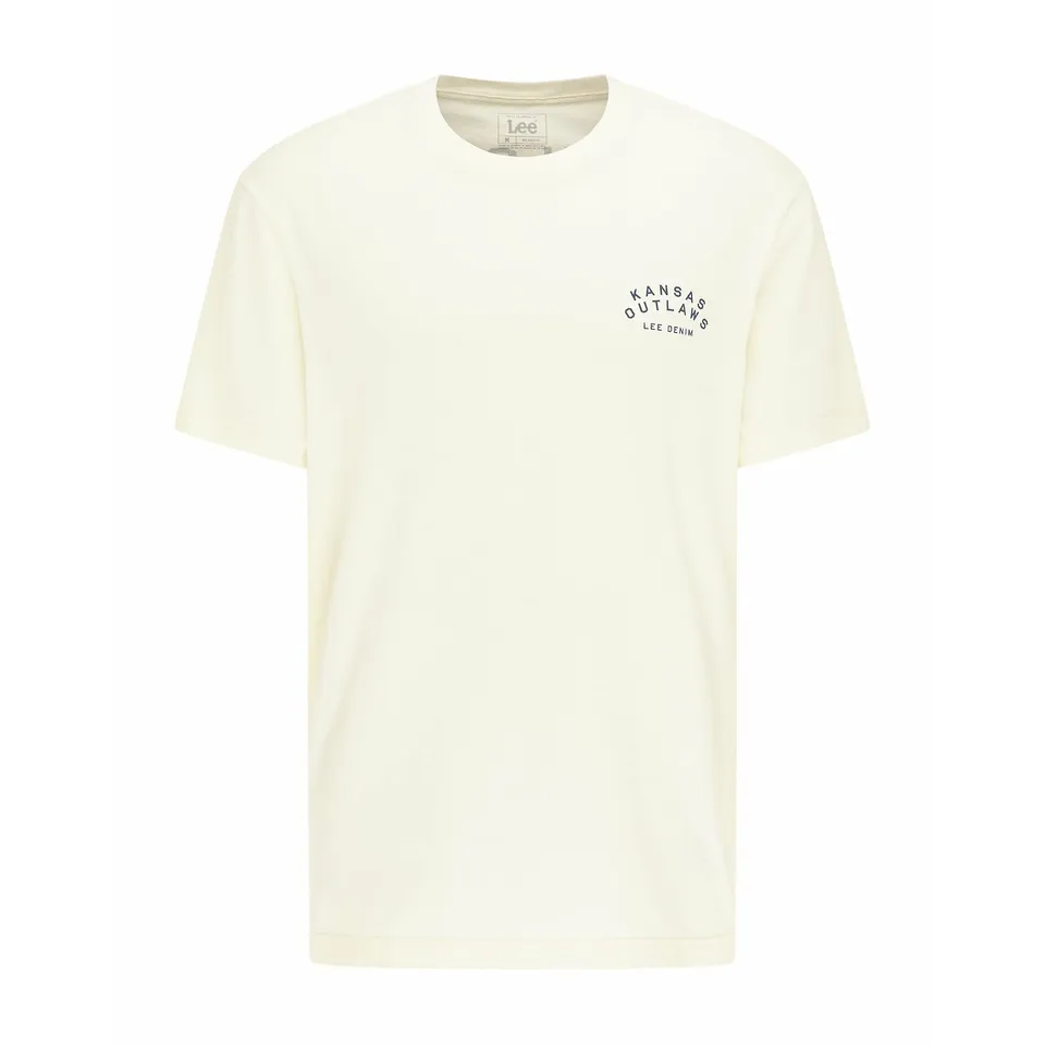 Lee Graphic Tee t-shirt homme écru XL imprimé