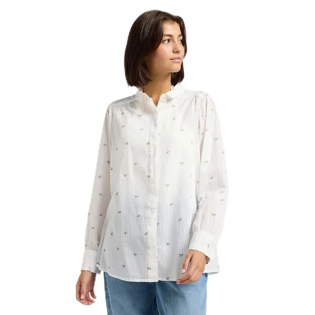 Lee Shirred Blouse chemisier femme L Grove Floral coton bio