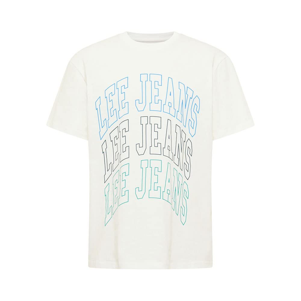 Lee College Tee t-shirt homme écru S