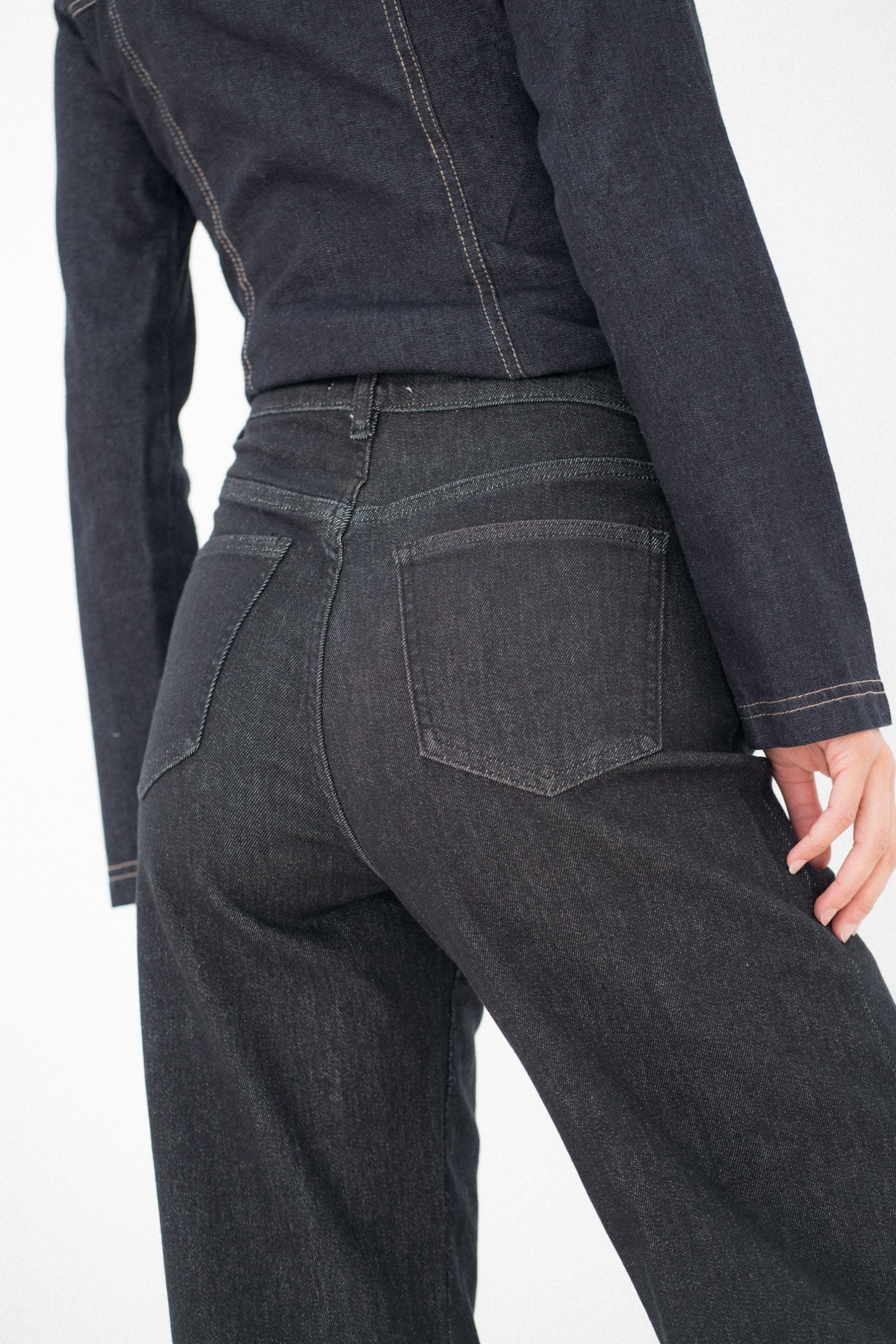Maison Onado Barrel Love jean barrel bleu vintage