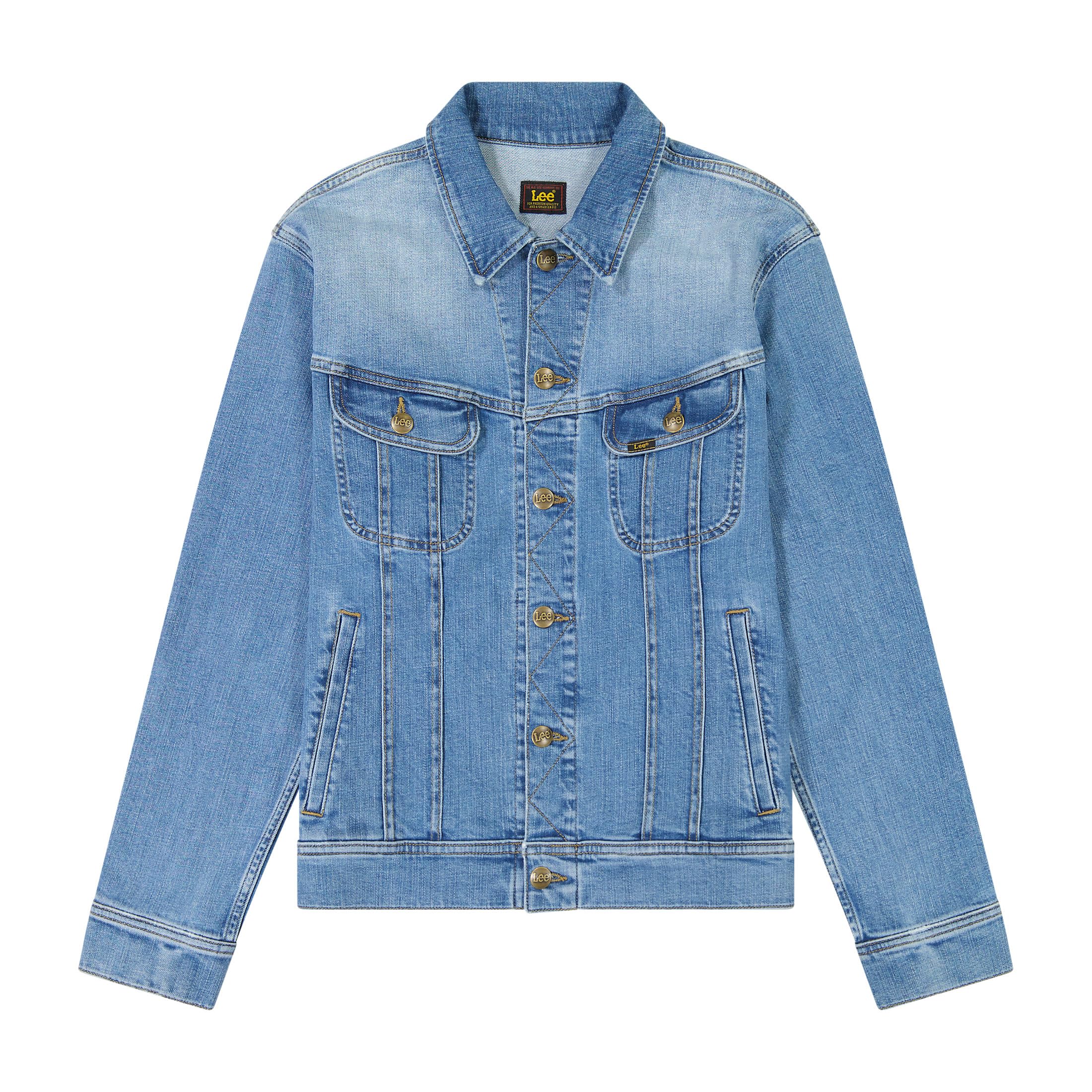 Lee Rider veste jean Indigo Usé coupe regular