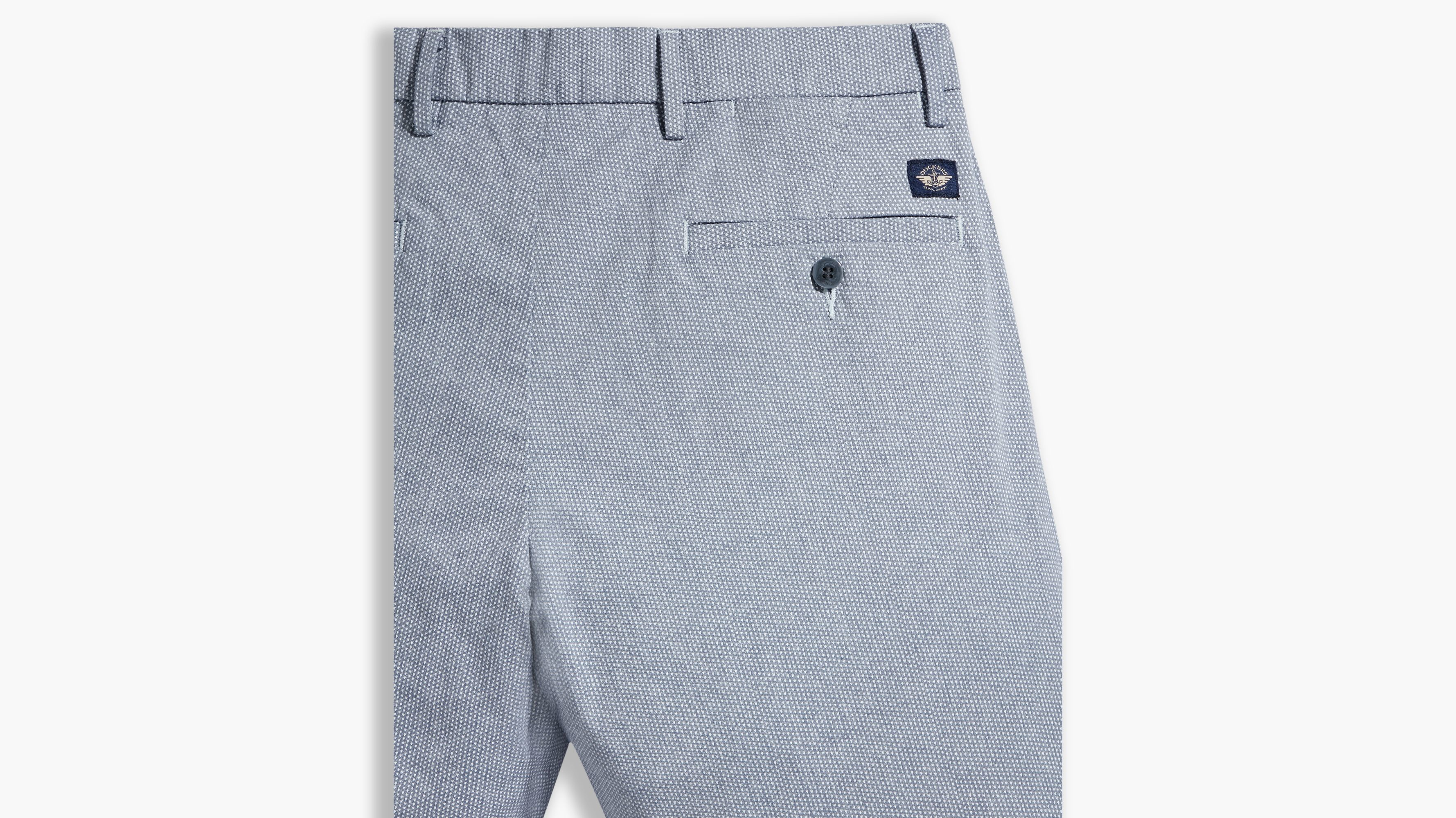 Dockers Supreme Flex Short Chino Slim Bleu Saragasso
