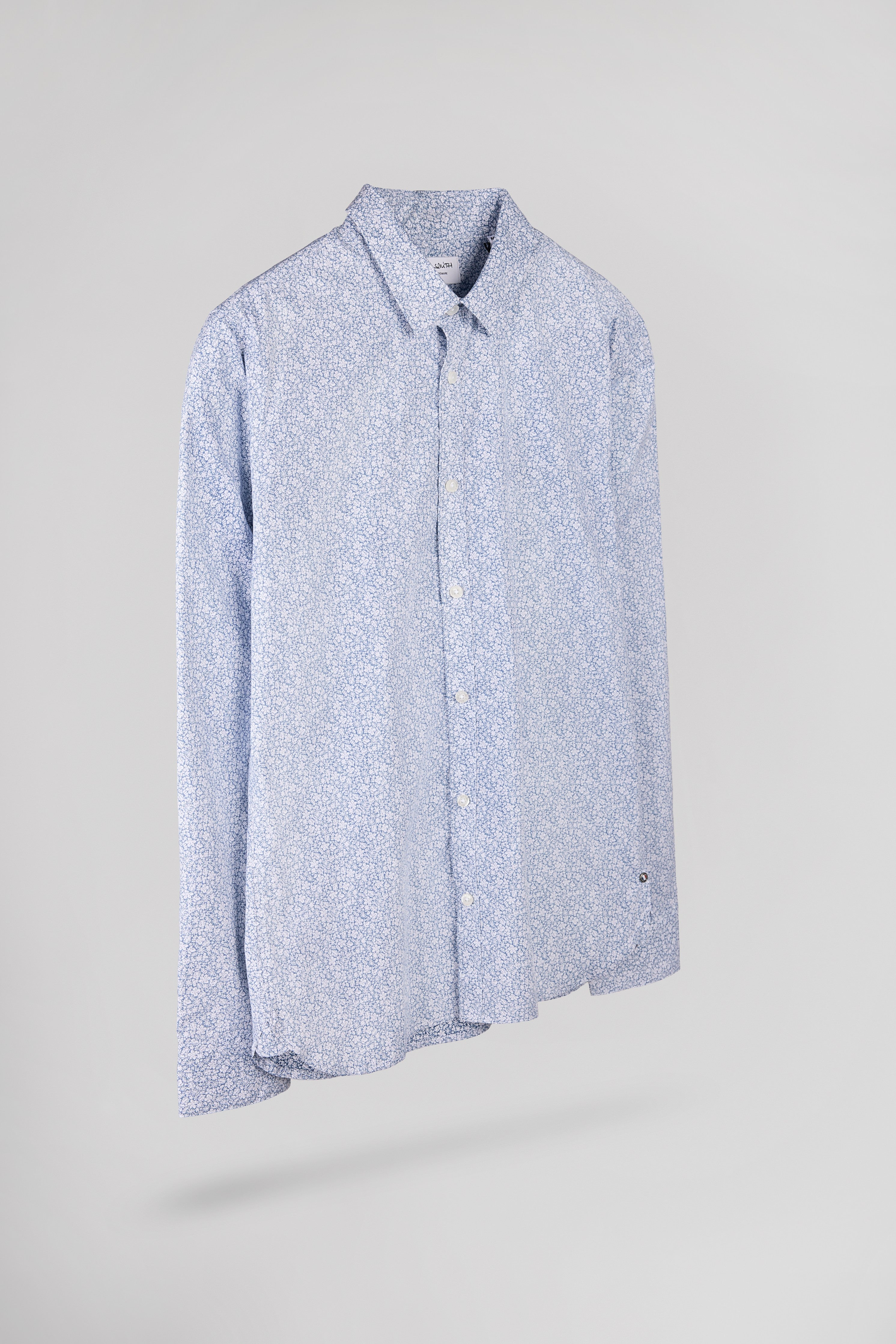 Teddy Smith Carton ML chemise navy floral homme