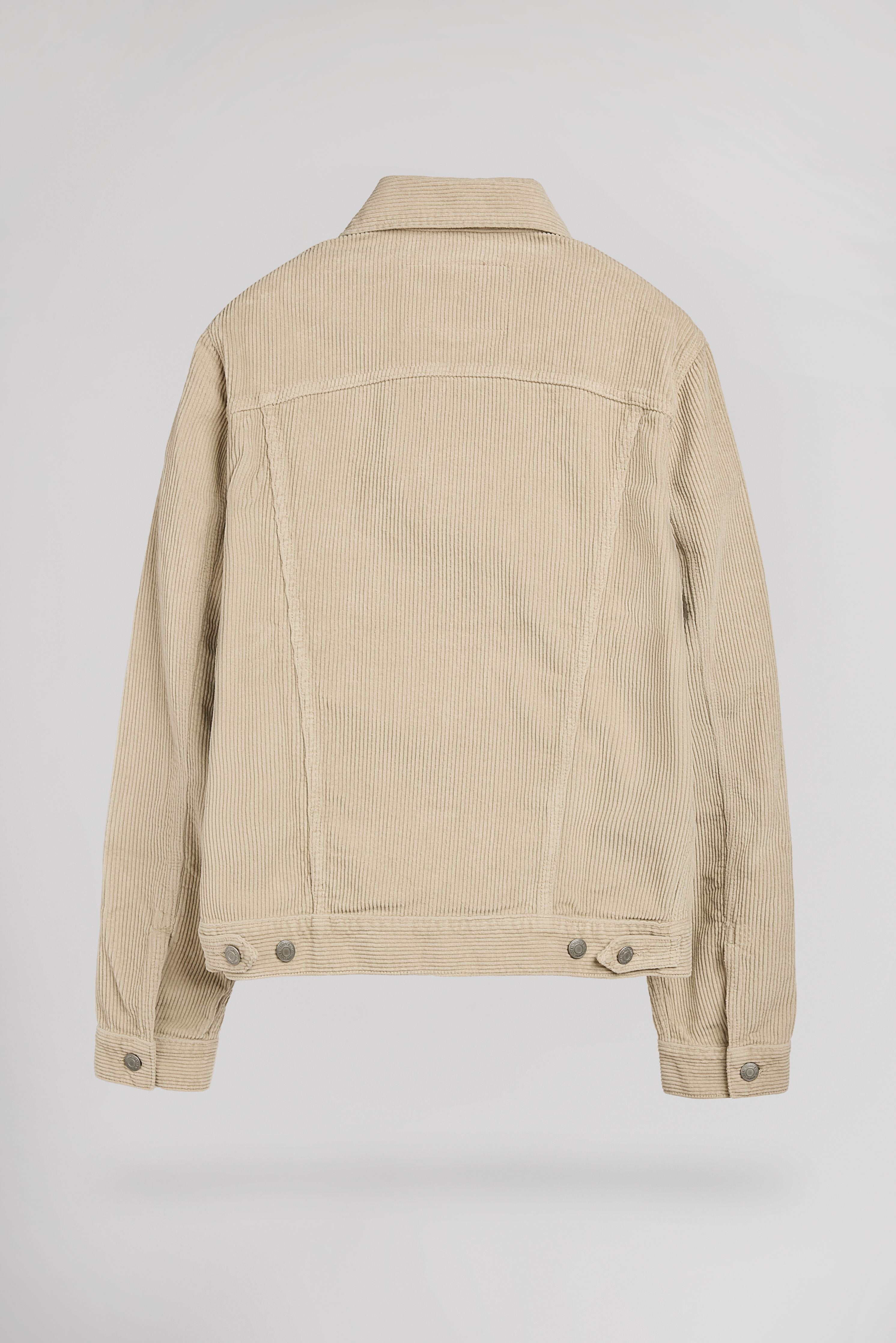 Teddy Smith Randall Velours veste beige droite coton