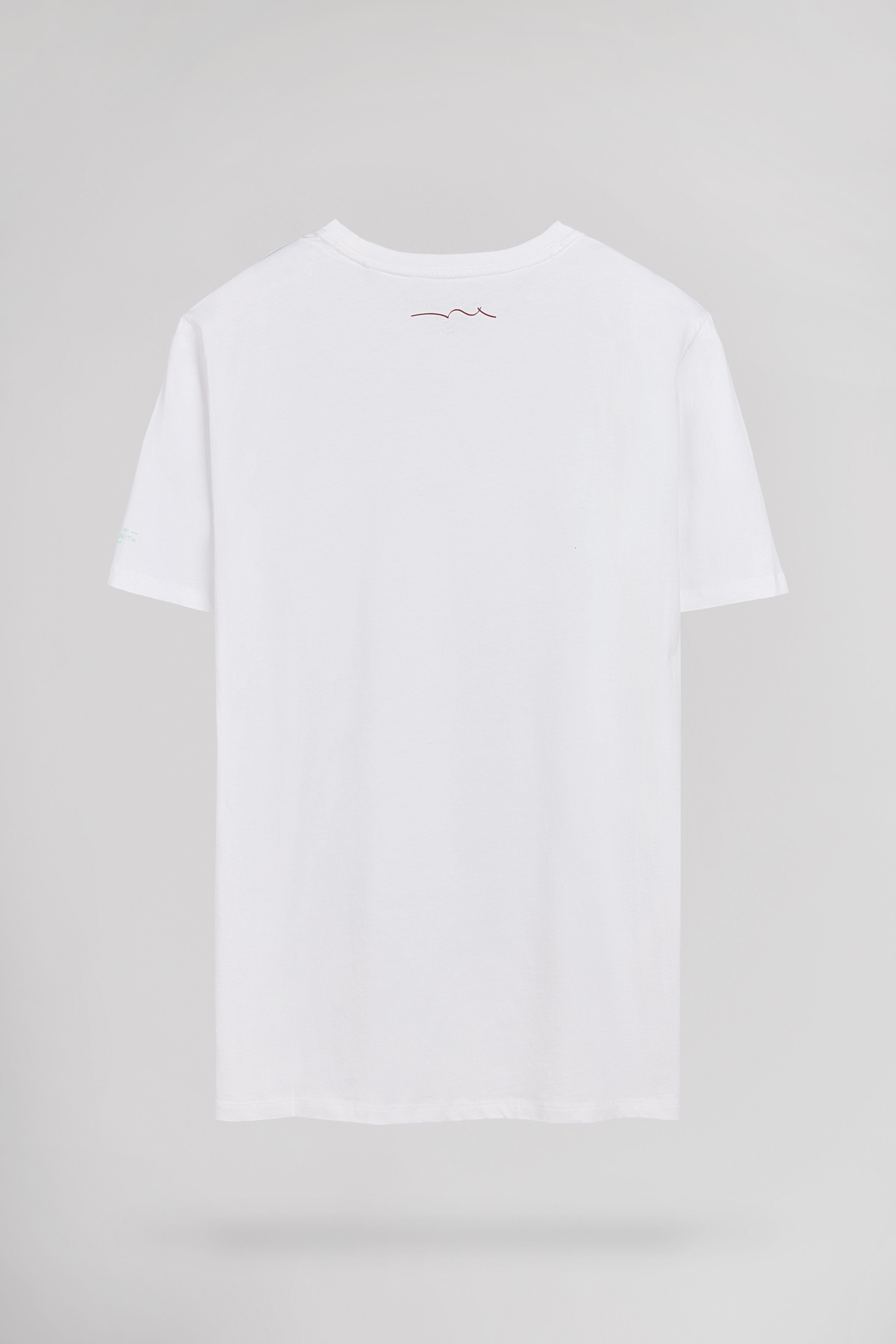 Teddy Smith T-Ezio 2 MC t-shirt blanc floral coton