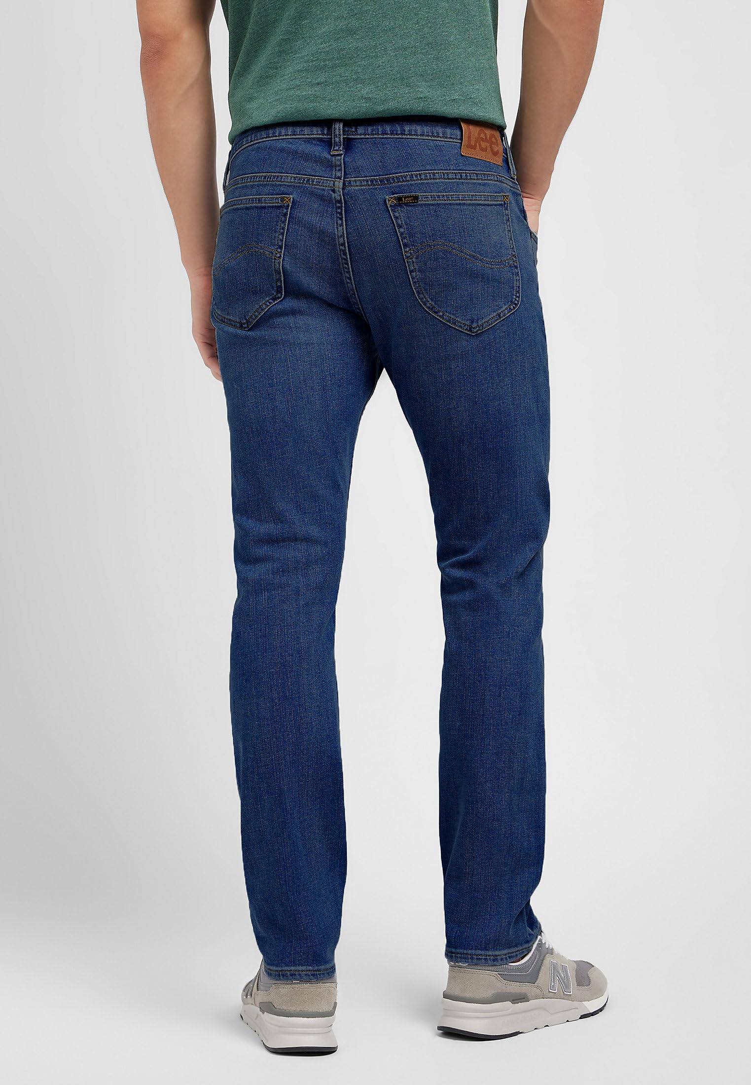 Lee Rider jean homme slim deep ocean bleu encre