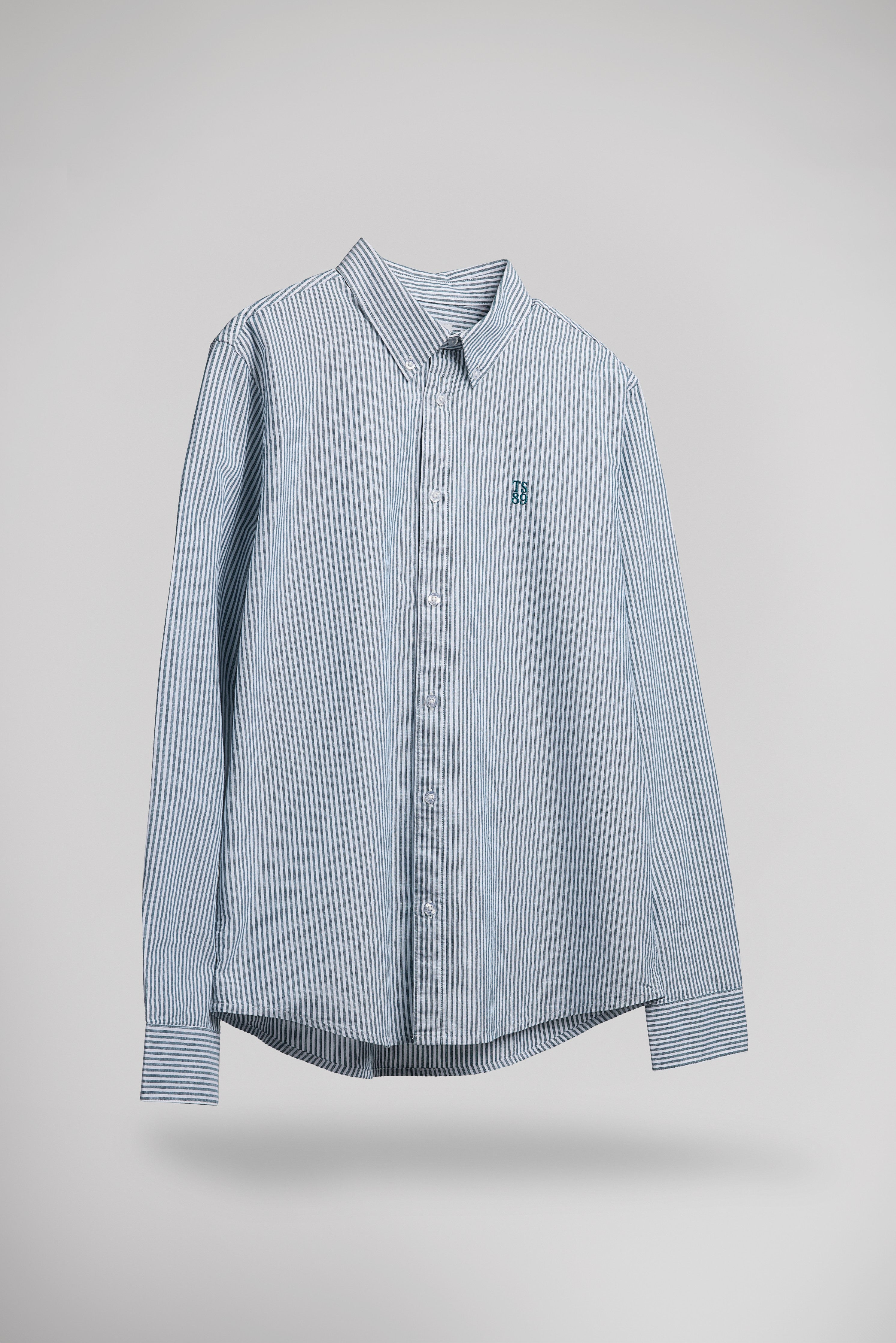 Teddy Smith C-Stanley ML chemise rayures dark emerald oxford